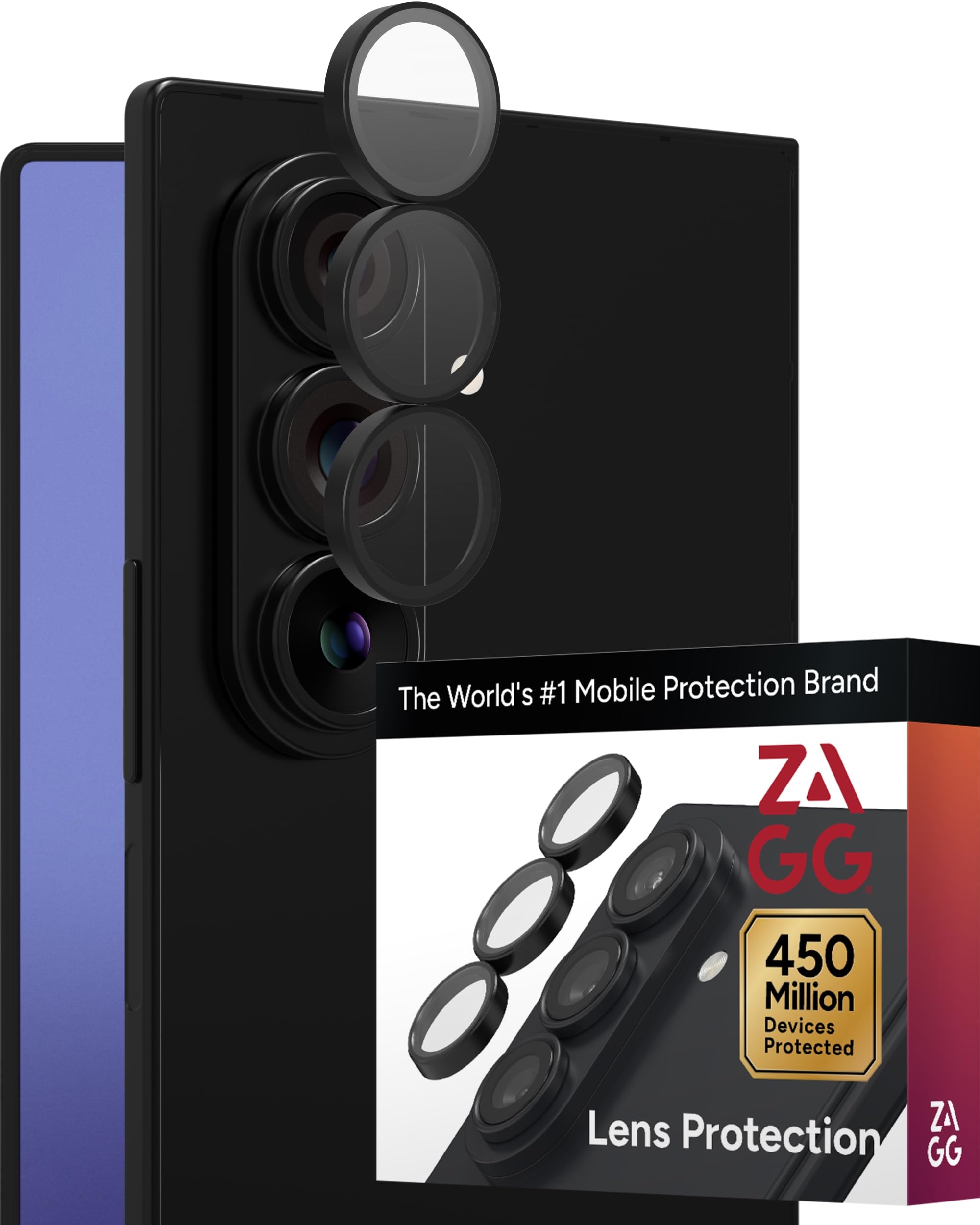 ZAGG Glass Elite Samsung Galaxy Z Fold8 Ultra Camera Lens Protector