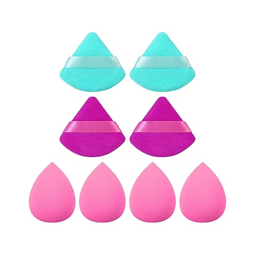 Miniatura 3 de Freeman Puffs N' Stuff - Juego de esponjas de polvo + esponjas líquidas, esponjas de mezcla de maquillaje para base líquida y crema y corrector,