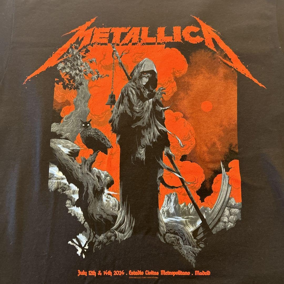 llica/メタリカ/ツアーTシャツ、スペイン, マドリッド Metallica/メタリカ/ツアーTシャツ、スペイン,マドリッド