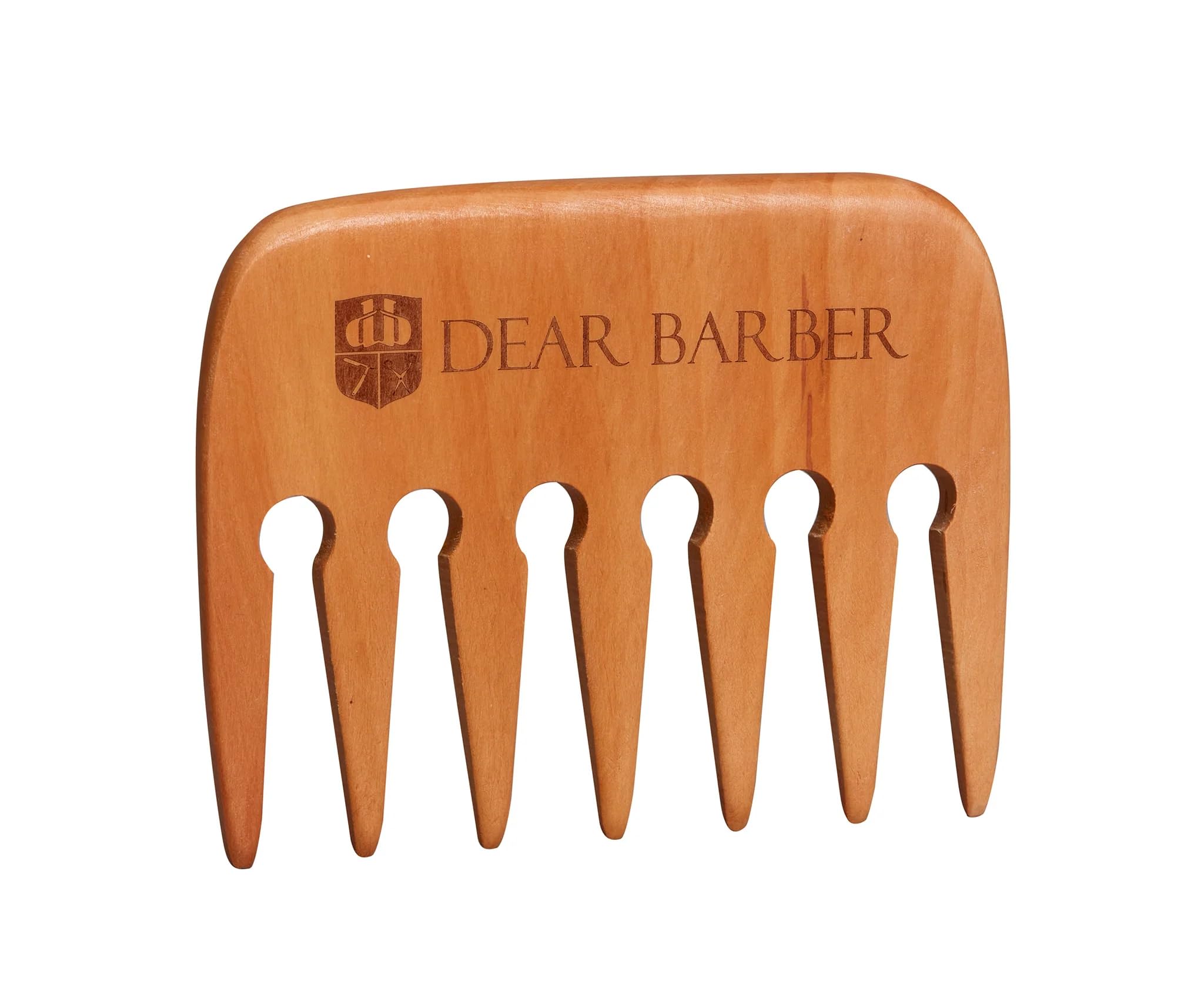 Dear Barber Anti-Static Wooden WIDE TOOTH COMB