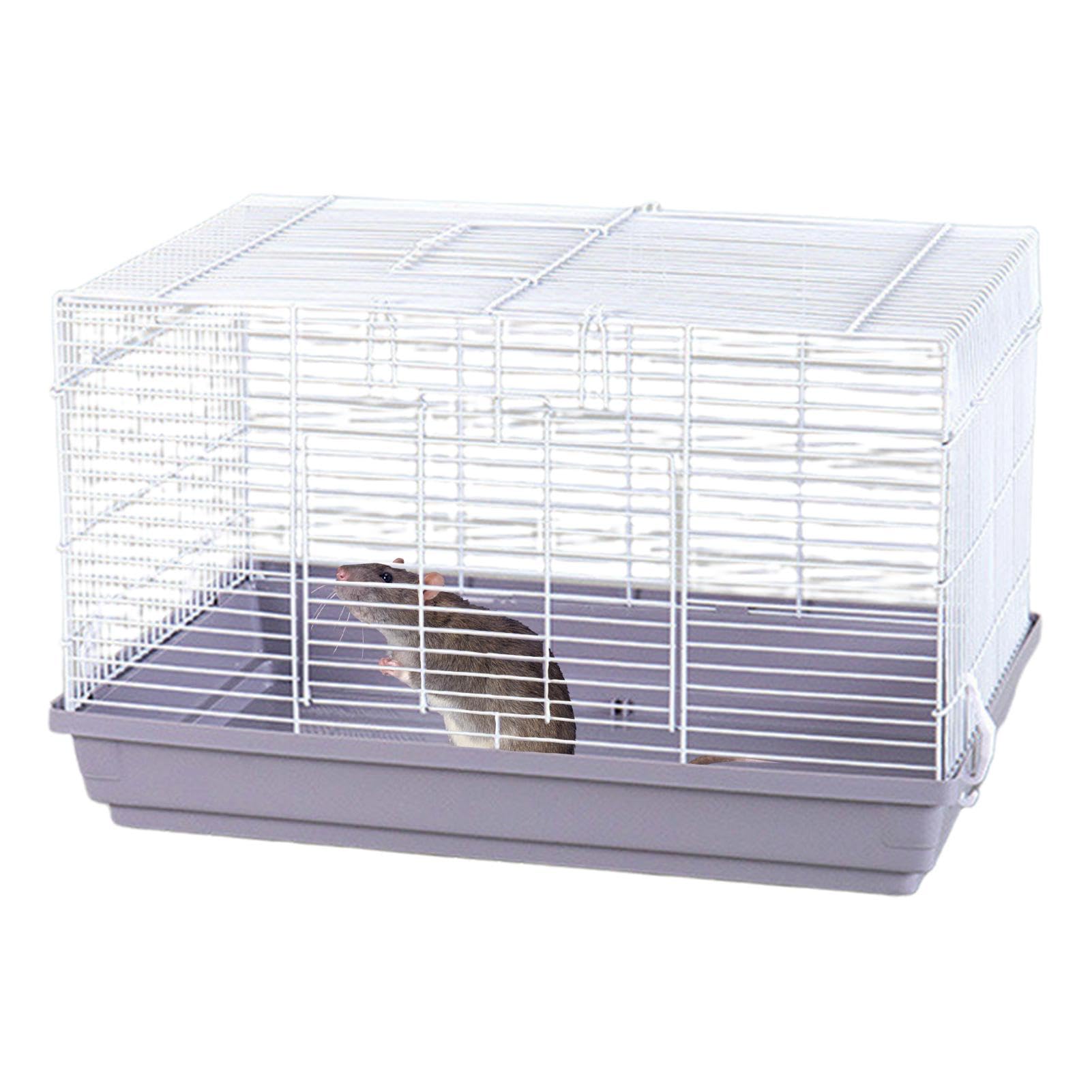 Jaula Para Hámster Hábitat Ventilado Para Animales Pequeños, Base | Hurón para dormir y relajarse en interior