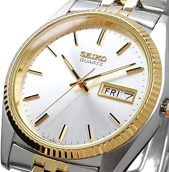 SEIKO セイコー 2Pストーン ブレスレットウォッチ コンビカラー 腕時計 SEIKO - SEIKO ブレスレットウォッチ コンビカラー ビンテージの
