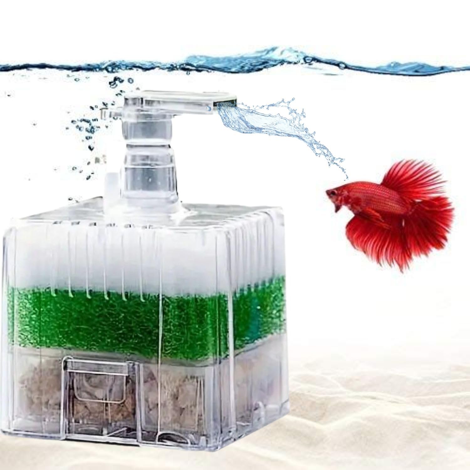 VAYINATO® Xinyou XY-2011 Bio Sponge Filter (Square Shaped) with Filter Media | Suitable for Upto 2 Feet Tank | A Simple and Efficient Filter for Your Aquarium by Petzlifeworld (B0D8B8YL9Q) Amazon Price History, Amazon Price Tracker