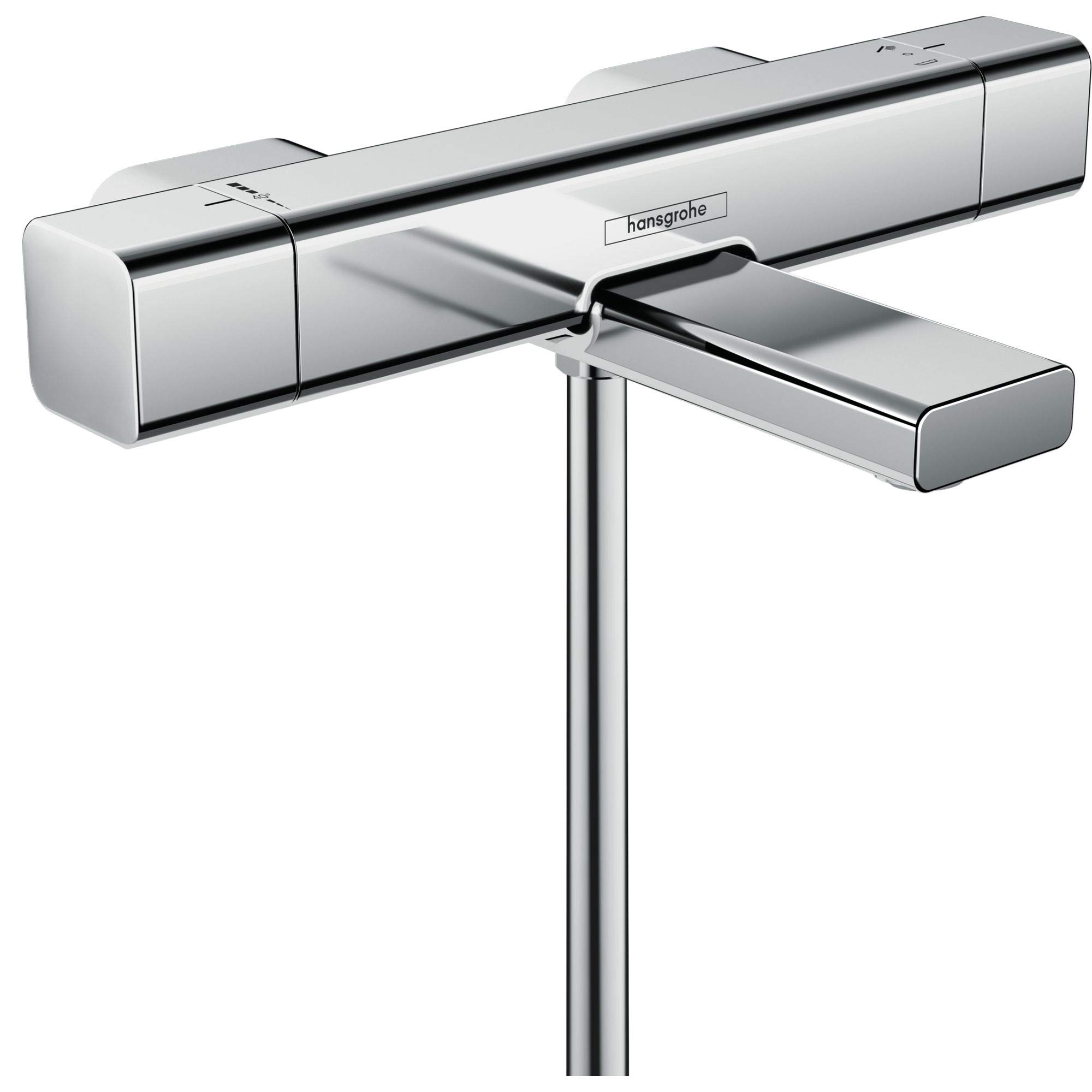 Hansgrohe Chrome 15774000 Ecostat E Thermostatic Bath Mixer,