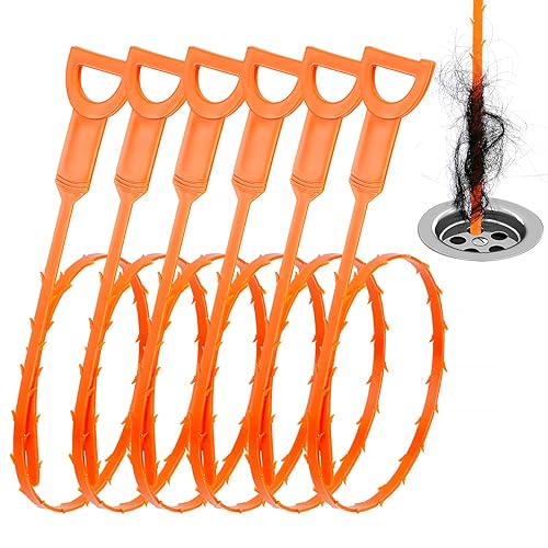 Drain Clog Remover, 25-Inch Drain Hair Removal Tool, Drain Hair