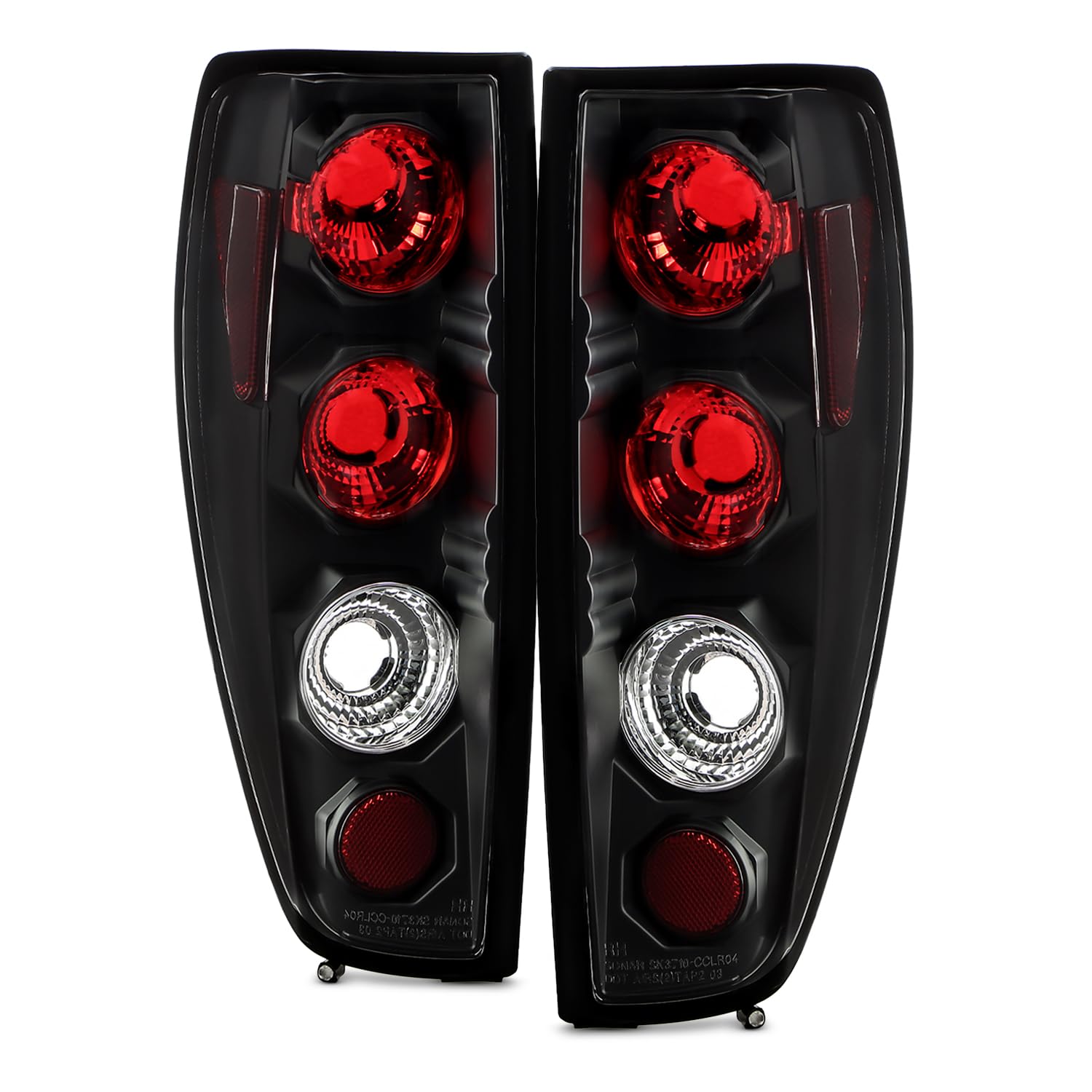 Tail Lights Smoke Black Brake Lamps Pair For 2004-2012 Chevy Colorado GMC Canyon Pickup DTMOTO Replacement Lights - Foto 4