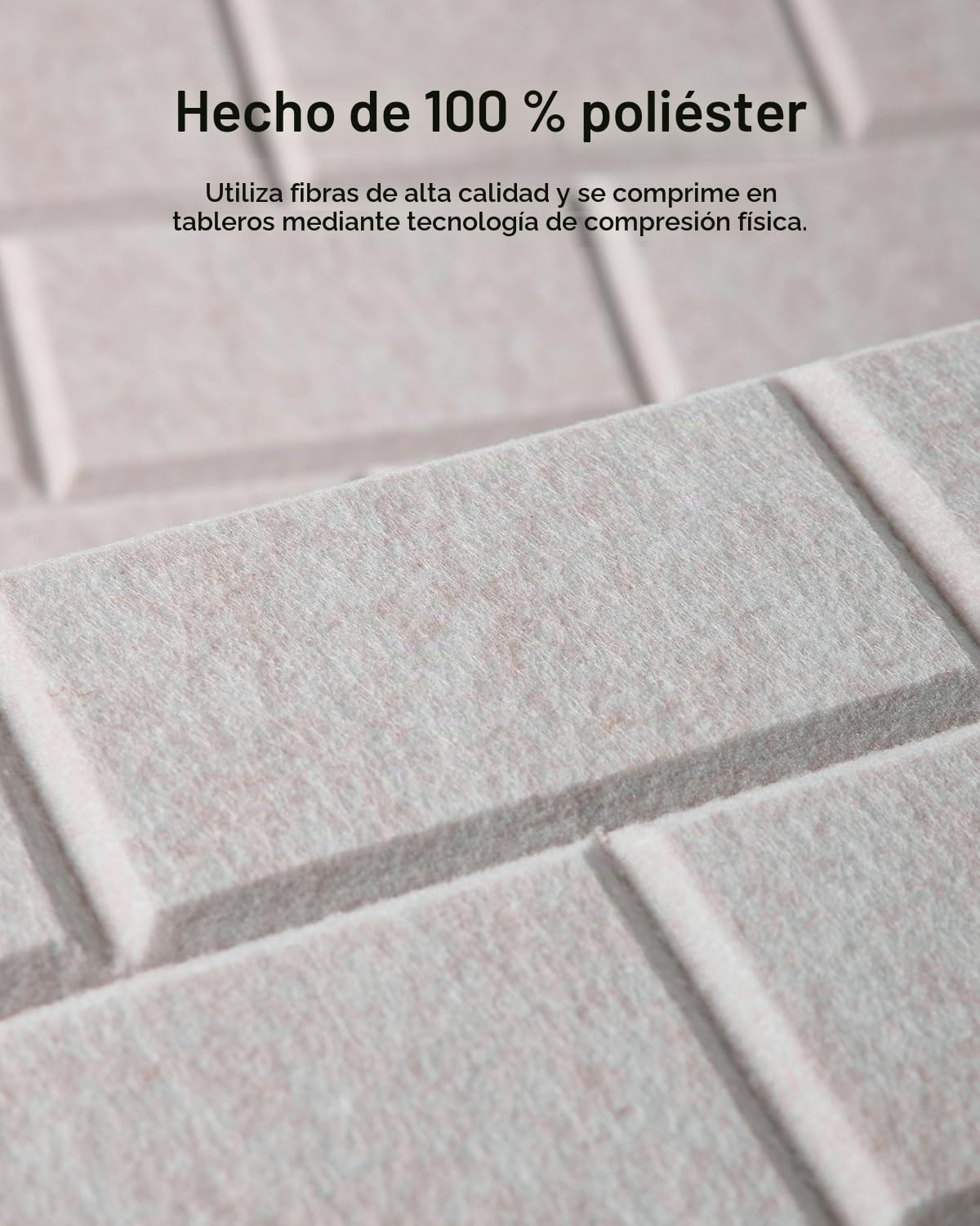 Soundsbay Paneles Acústicos Autoadhesivos Ladrillo 12 Piezas Beige | Aislamiento Acústico, Pared, para Tratamiento Decoración, Panel acustico, Espuma acustica 30x40x0.9cm