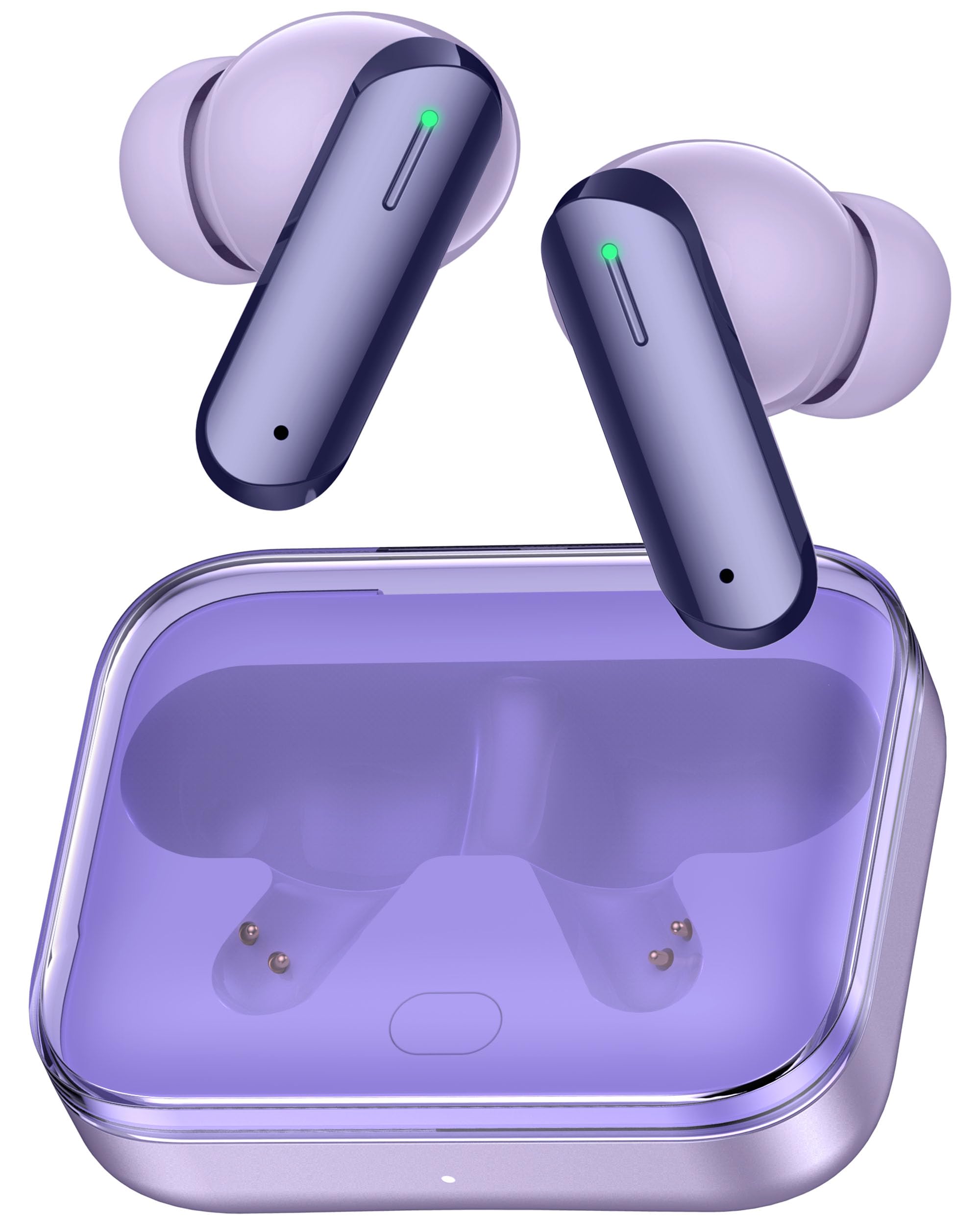 Vaku Luxos® BOOMX Wireless Earbuds Bluetooth 5.4 TWS Headphones 60H Playback Bass Stereo 13mm Drivers Gaming Low Latency HD Calls Touch Control Fast Charging IPX Waterproof- Light Purple-picture-34