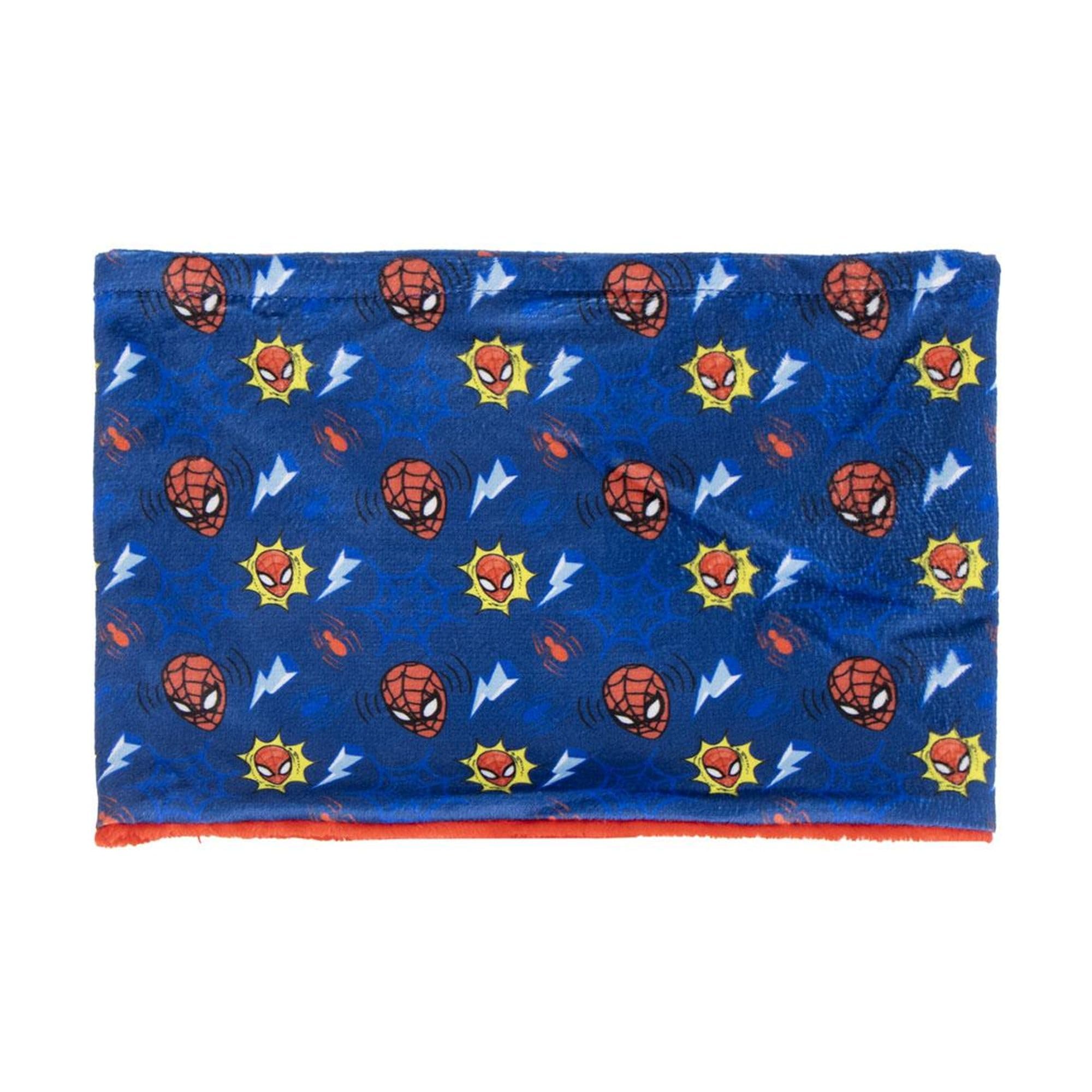 Braga Cuello Niños Spiderman - Talla Única - Elaborada en 100% Poliéster - Diseño Estampado Producto Original Diseñado en España