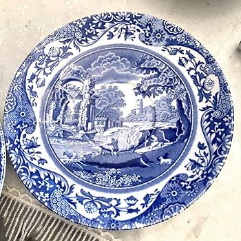 Amazon | 英国 スポード ブルーイタリアン カップ＆ソーサー 2客