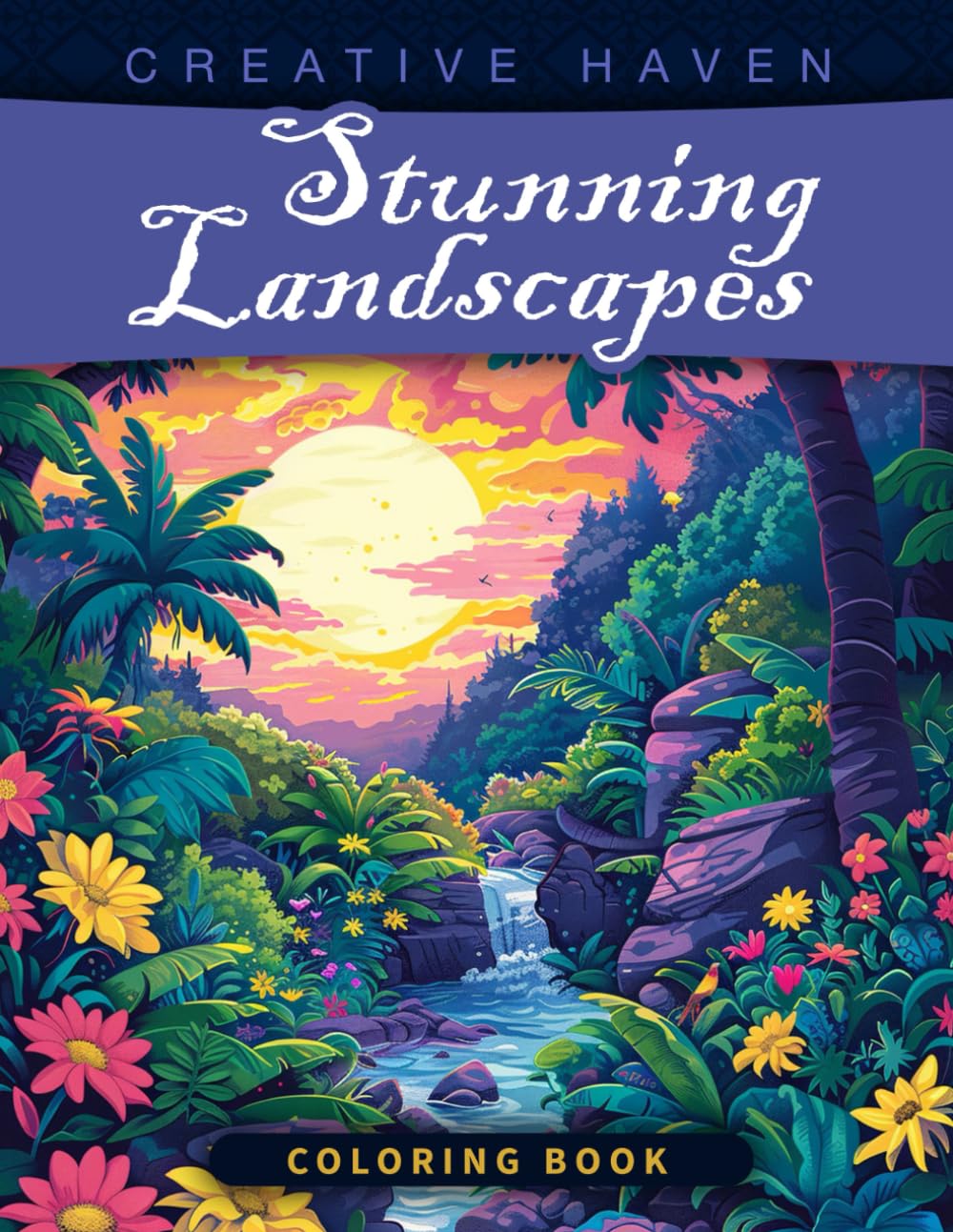 Creative Haven Serenity Landscapes Coloring Book: Serenity Landscapes Coloring Page, Tranquil Scenes to Inspire Peace and Relaxation