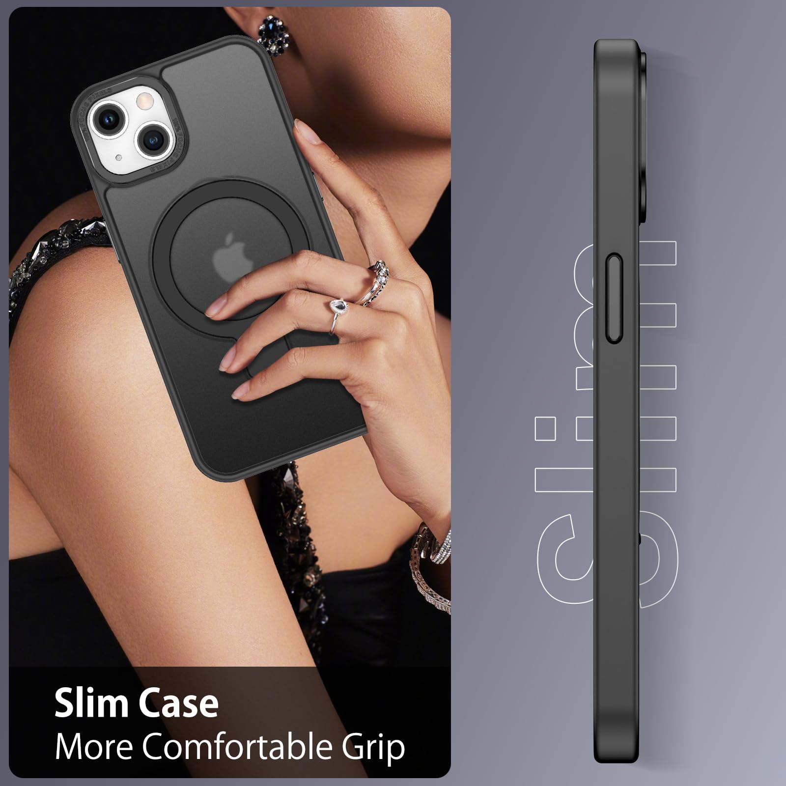 Custodia IPhone 13/14 Con MagSafe - Design Bicolore E Antiscivolo - Foto 10