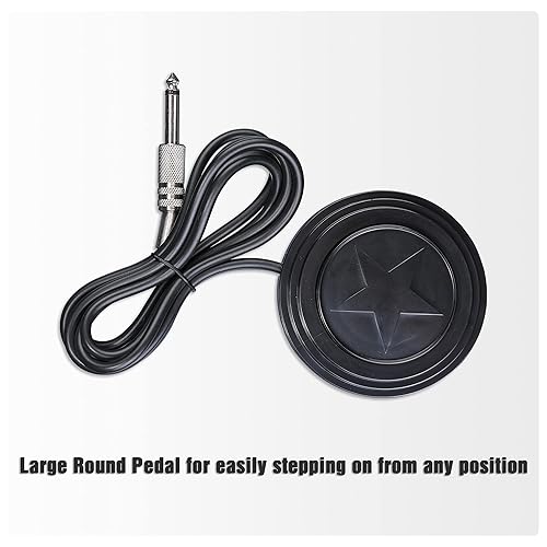 Miniatura 6 de AW Kit de iniciadores de máquina de tatuaje, 2 pistolas de 40 tintas, kit completo de tatuaje, fuente de alimentación, tradicional, 10 envolturas