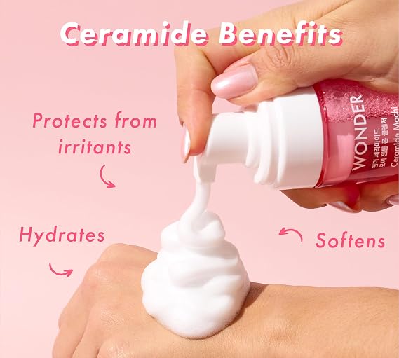 TONYMOLY Wonder Ceramide Mochi Foam Cleanser - Ceramides, Cica