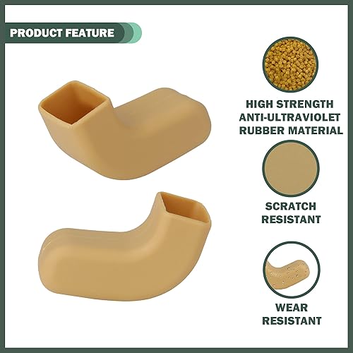 Miniatura 3 de Gold Sand Factory - Cubiertas de gancho de remolque para Jeep Wrangler JK JL y Gladiator JT 2007-2023, añade agarre acolchado a la recuperación de