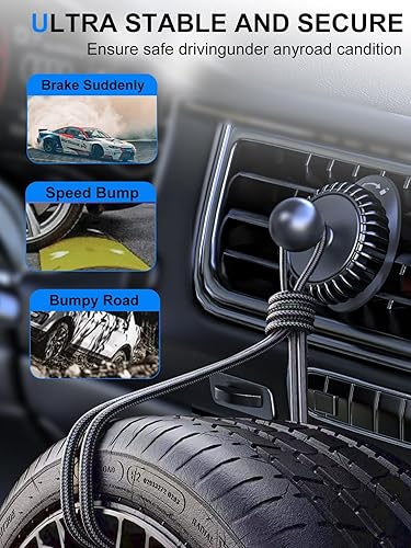 Miniatura 5 de Soporte para tableta para ventilación de automóvil, instalación sin pérdidas, soporte para tableta para iPad 10.2, 10.9, iPad Mini Pro Air Z Fold 5