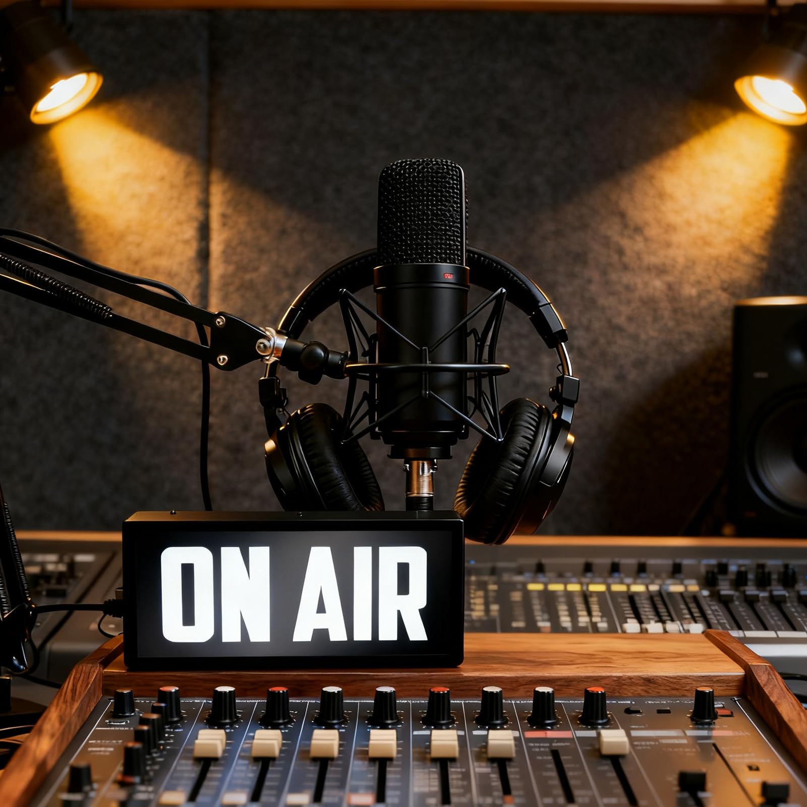 ON AIR Light Sign Recording Sign Studio Warning Sign for Twitch, Zoom Calls, Office, WFH, Streaming, Broadcast,Youtube, Podcast,USB Powered โ image 1