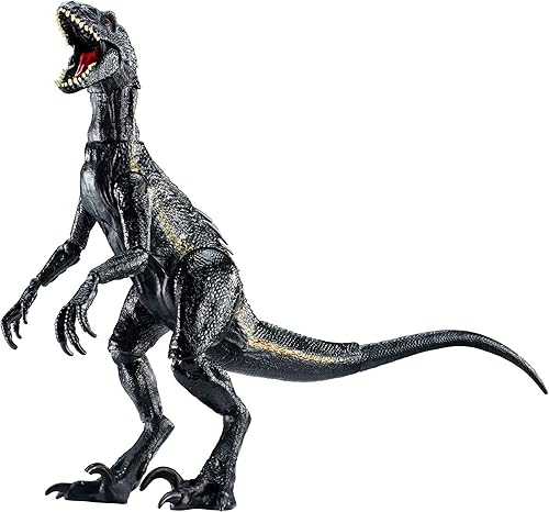 Miniatura 3 de Mattel Jurassic World Fallen Kingdom Indoraptor - Figura de acción de dinosaurio con articulaciones móviles, juguete