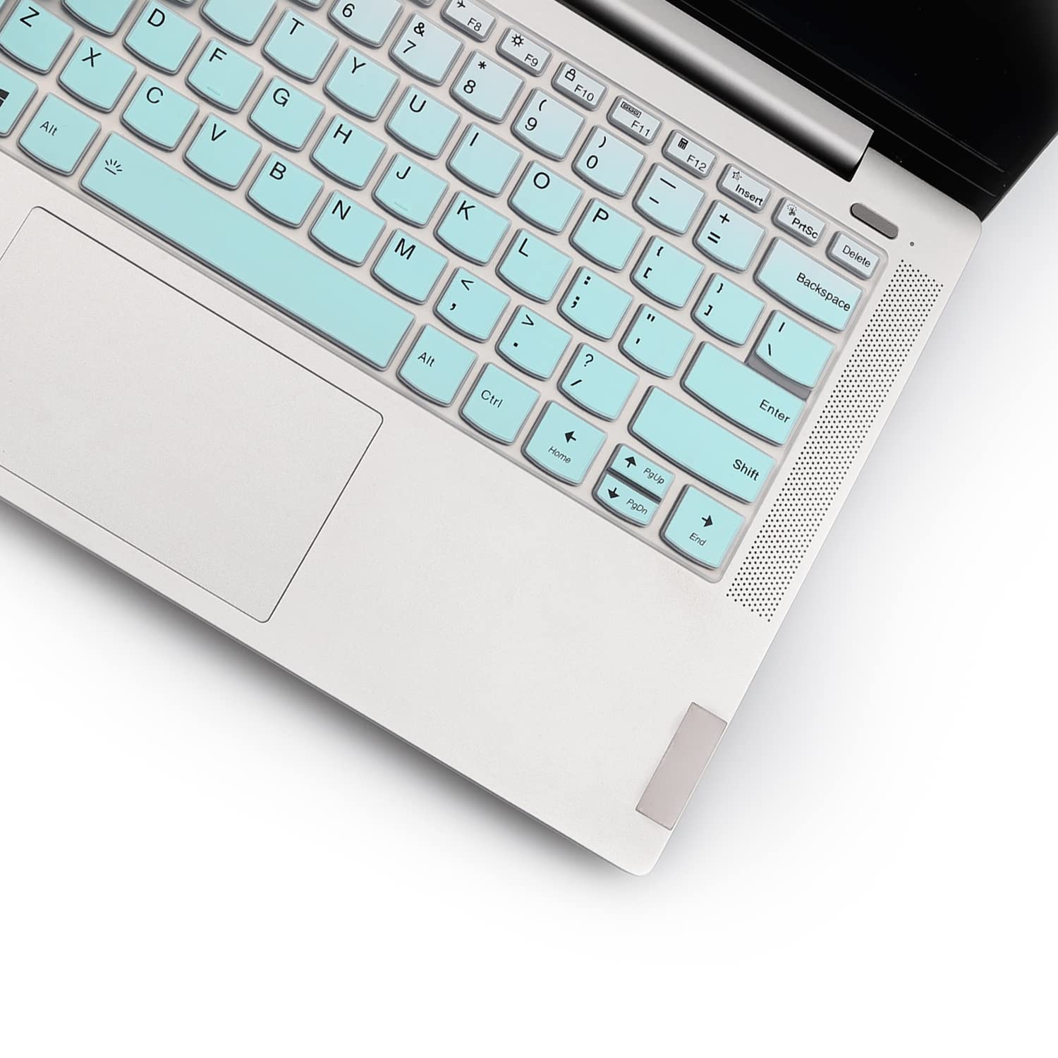 Tastaturabdeckung Für Lenovo Flex 5 14 Zoll | Silikon | Wasserdicht & Staubdicht | US-Layout | Mint-Farbverlauf