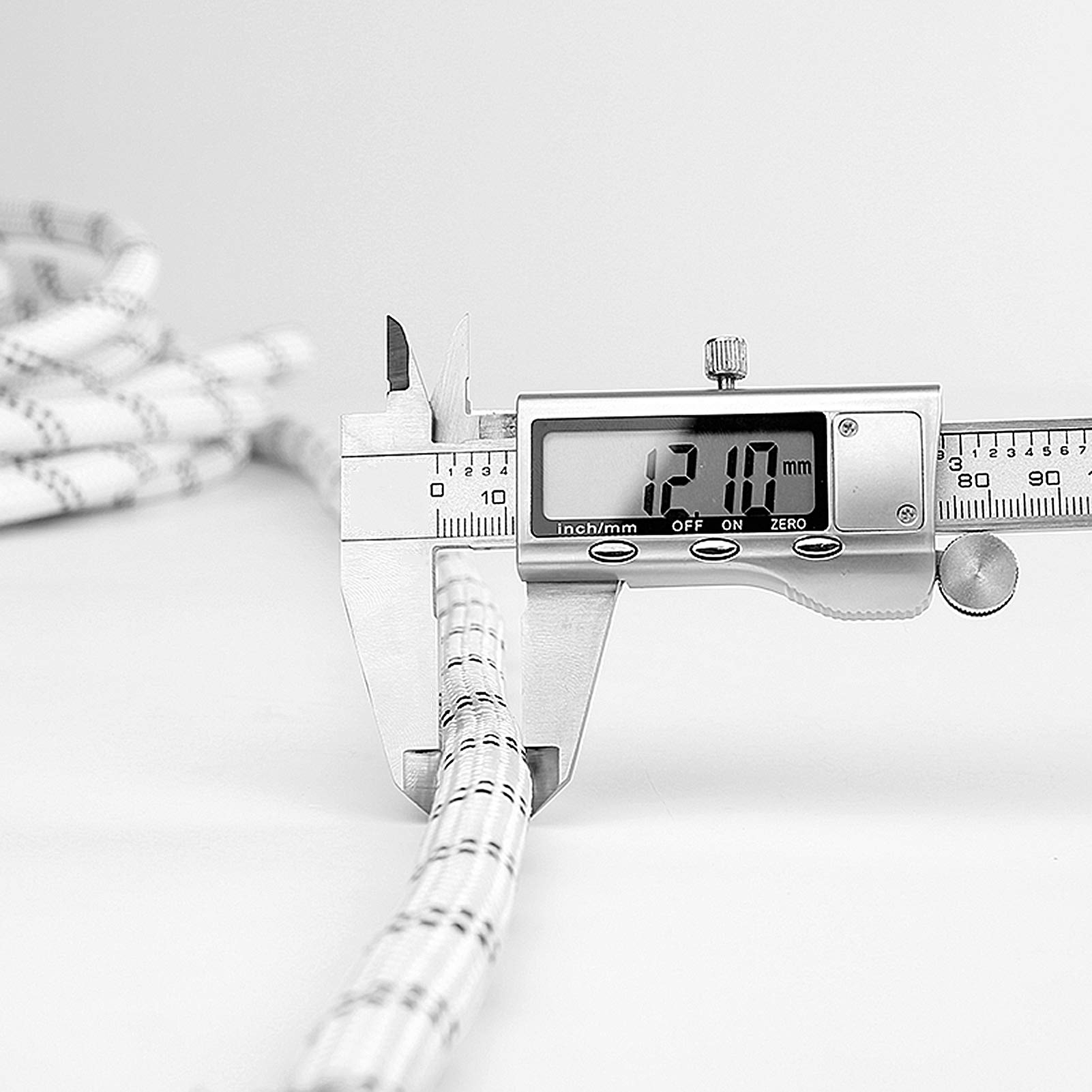 Wytrzymała lina nylonowa, Wiązanie do nart zjazdowych na świeżym powietrzu Lina statyczna 12 mm 3100 KG naciąg 10-100 m(100M)