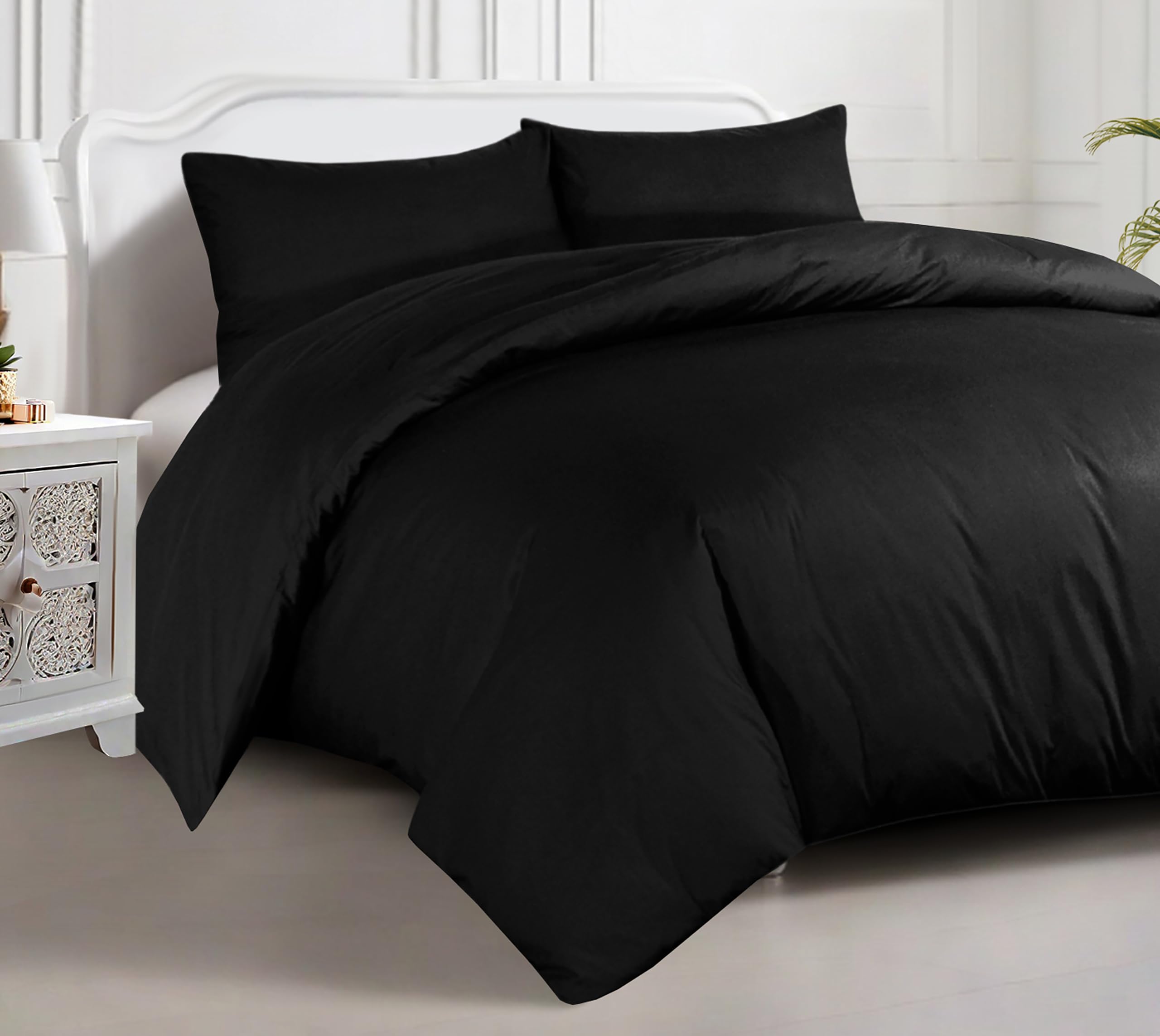 Crescent Textile 200TC Duvet Cover Bedding Set Single, Double, King - Image 2