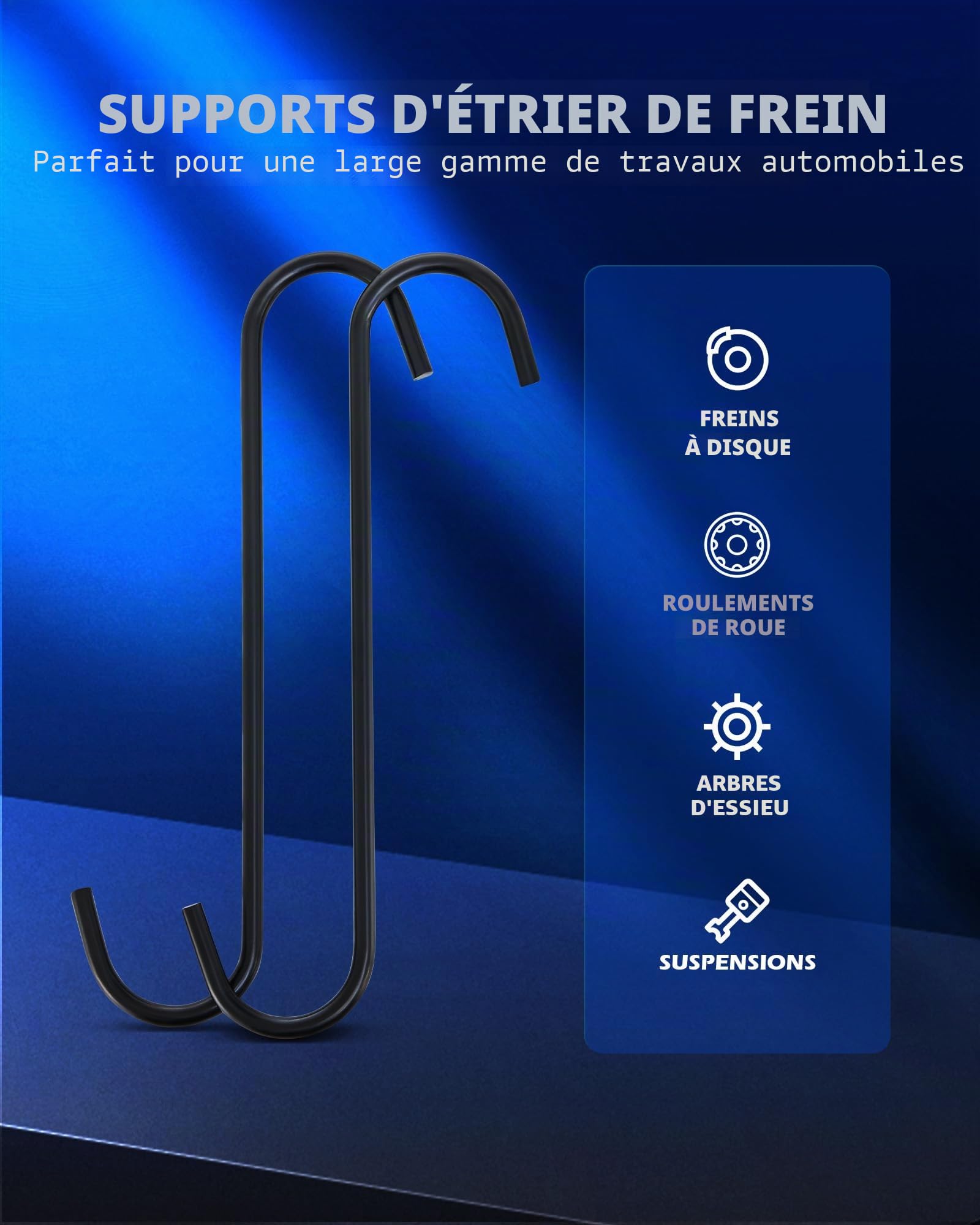 Orion Motor Tech Repousse Piston Frein 24 Pièces, Kit Repousse Piston pour Étrier de Frein Avant et Arrière, Outil de Compression de Piston de Frein Universel pour Voitures