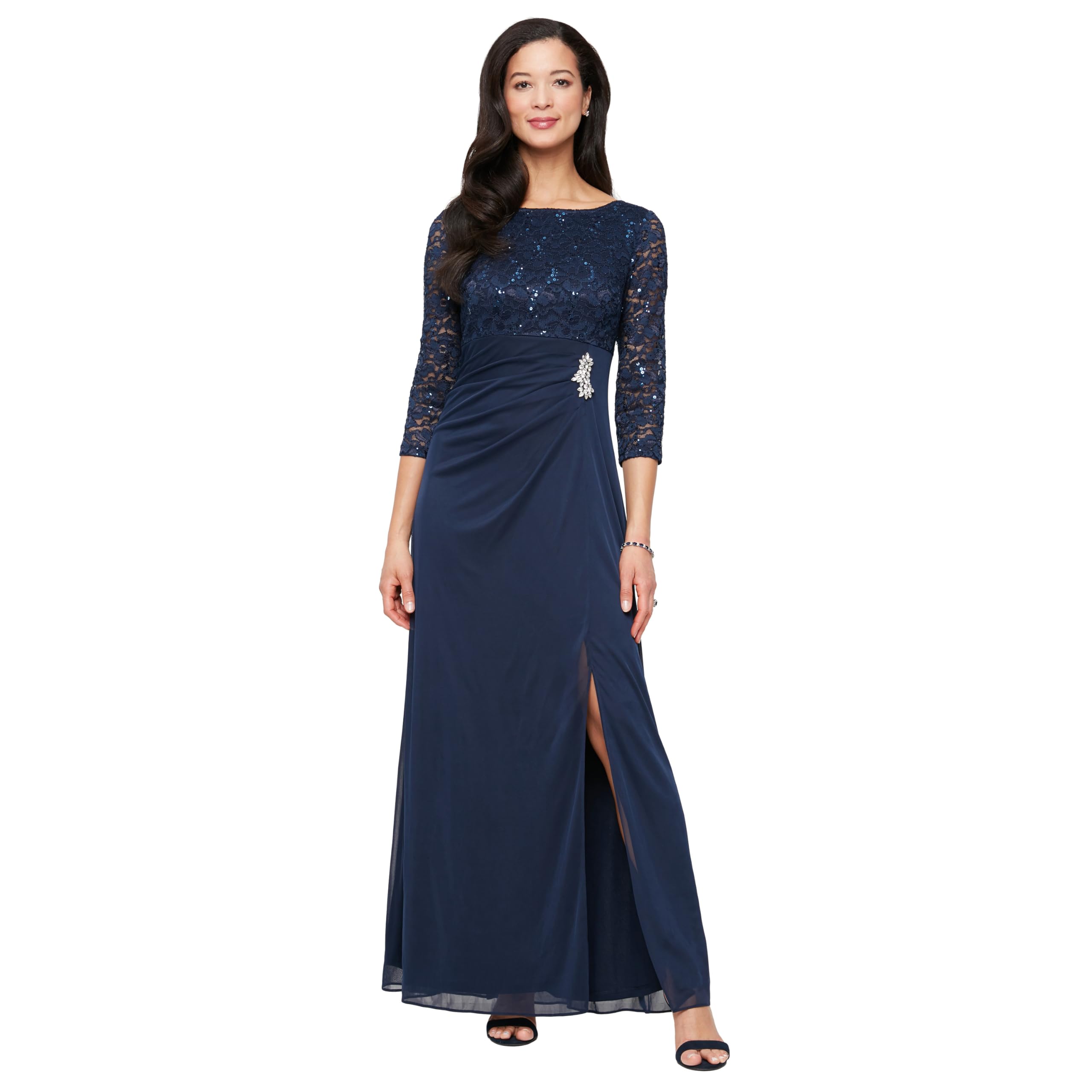 S.L. Fashions Long Mother Dress