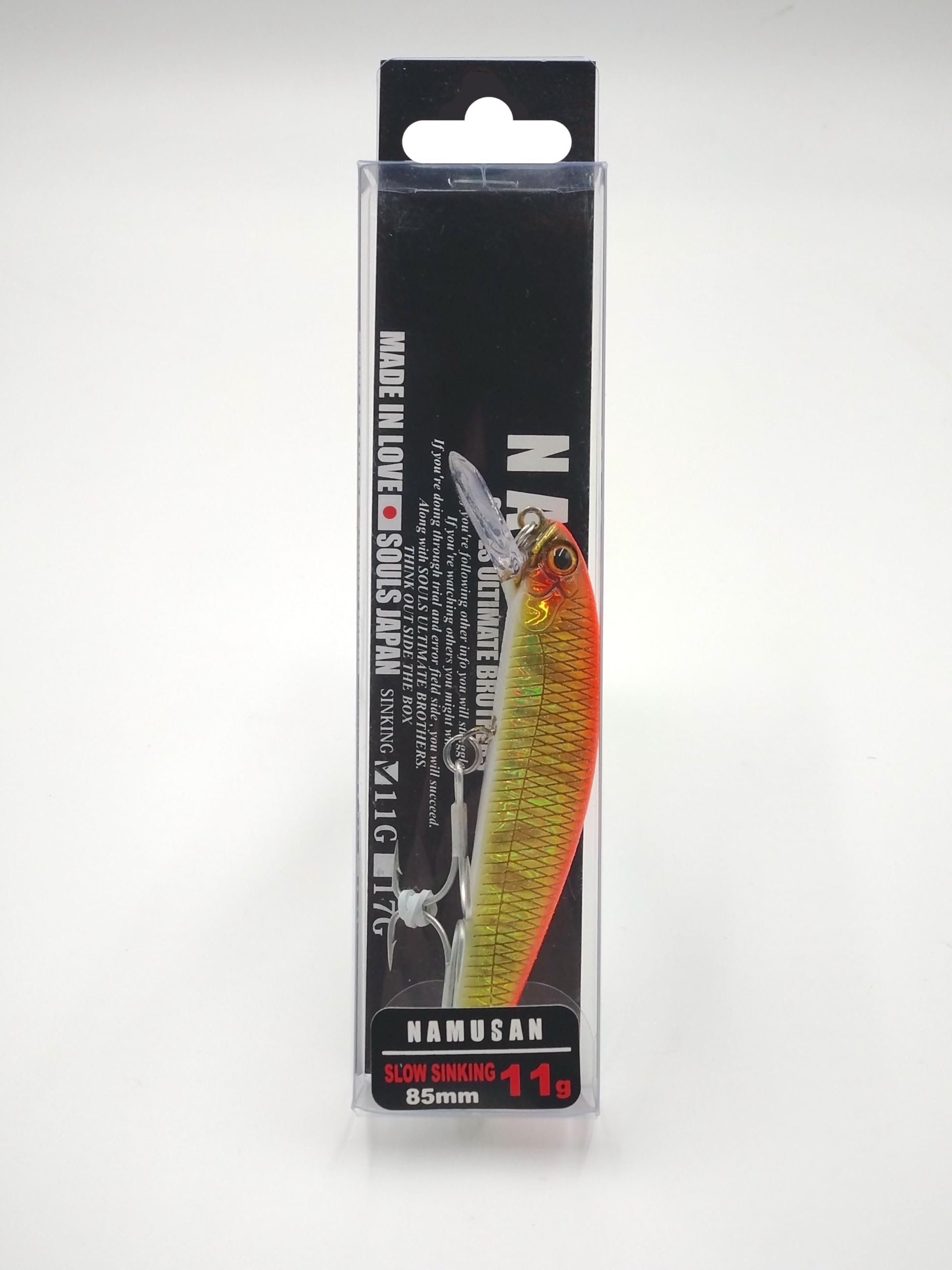Amazon.co.jp: SOULS(ソウルズ) ルアー ミノー NAMUSAN11(ナムサン11