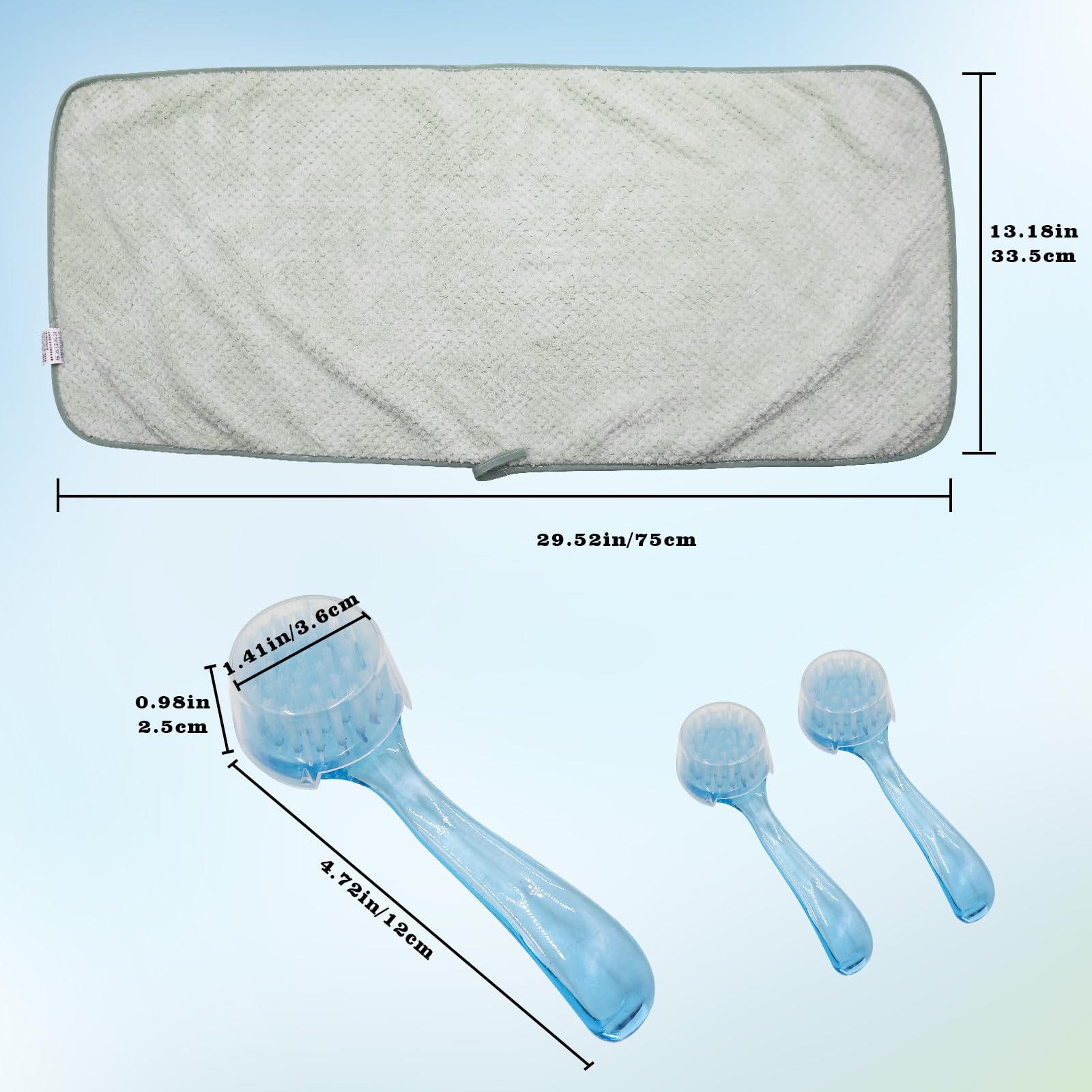 Accessori per draghi barbuti, piscina con drago barbuto con 2 spazzole da bagno e 1 asciugamano, vasca da bagno per rettili, piscina per lucertole, gechi, tartarughe