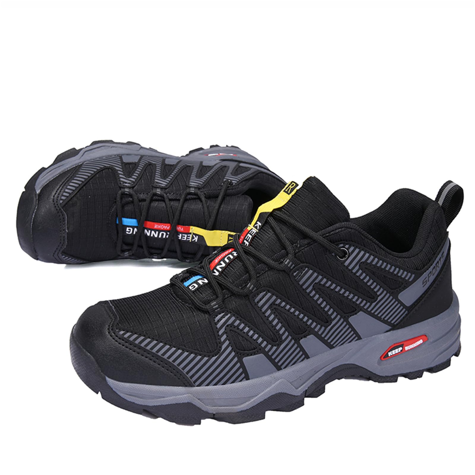 MEIION OrthoTrailPro Chaussures de Marche à Confort orthopédique Chaussures de randonnée imperméables et Respirantes, légères et Confortables pour activités en extérieur