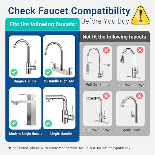 Miniatura 4 de LCF Filtro de agua alcalino para encimera, filtro de agua de acero inoxidable mejorado de 6 etapas para grifo de fregadero, reduce los metales