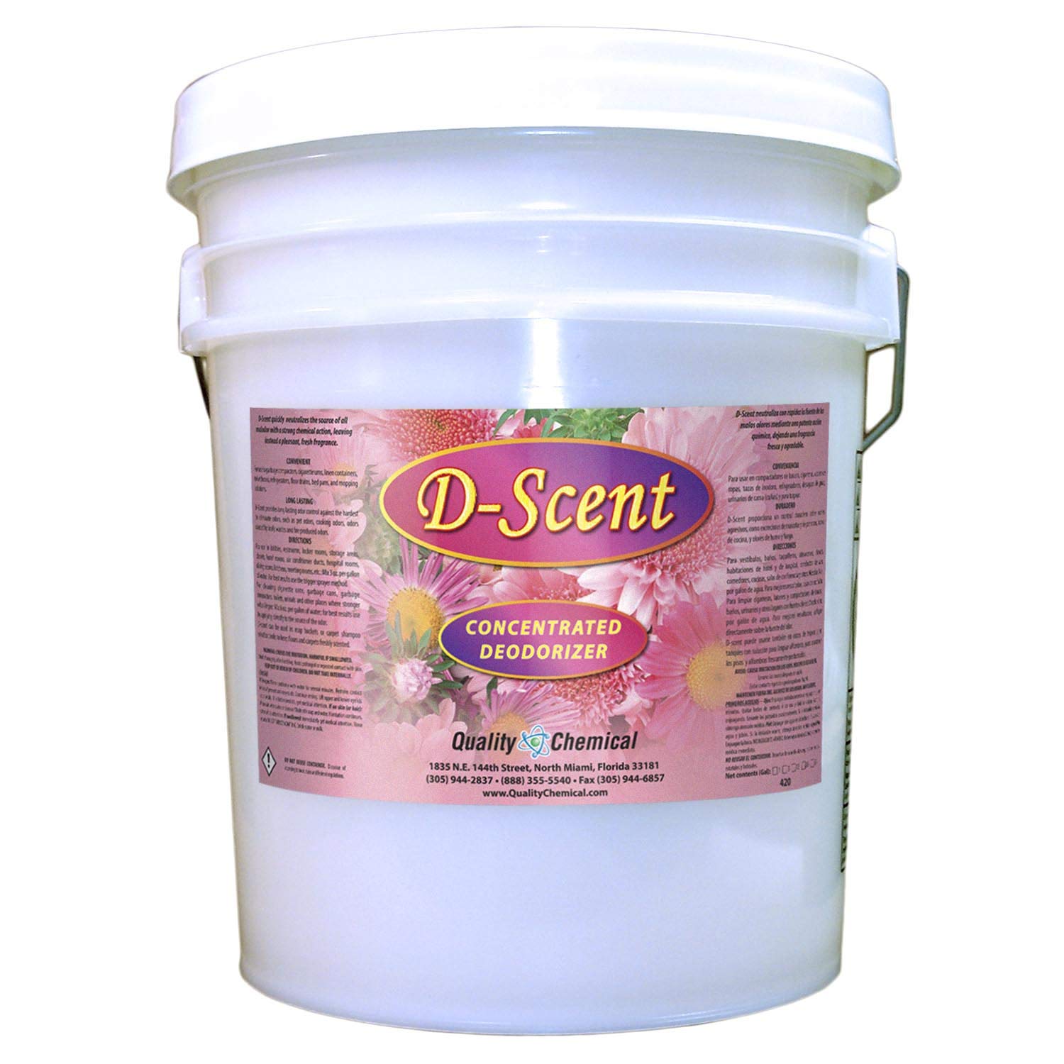 D-Scent Deodorizer - A concentrated malodor counteractant and deodorizer.-5 gallon pail