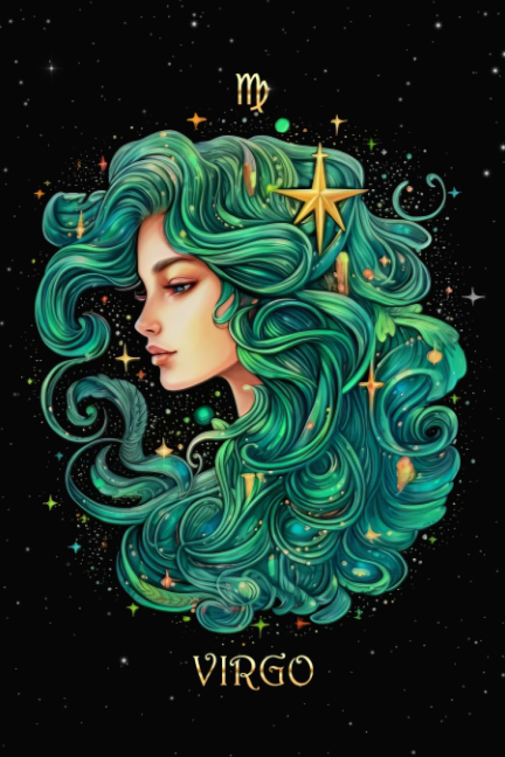 Virgo Notebook: Beautiful Zodiac Sign Journal, 120 Pages, 6 x 9 Size, Gift