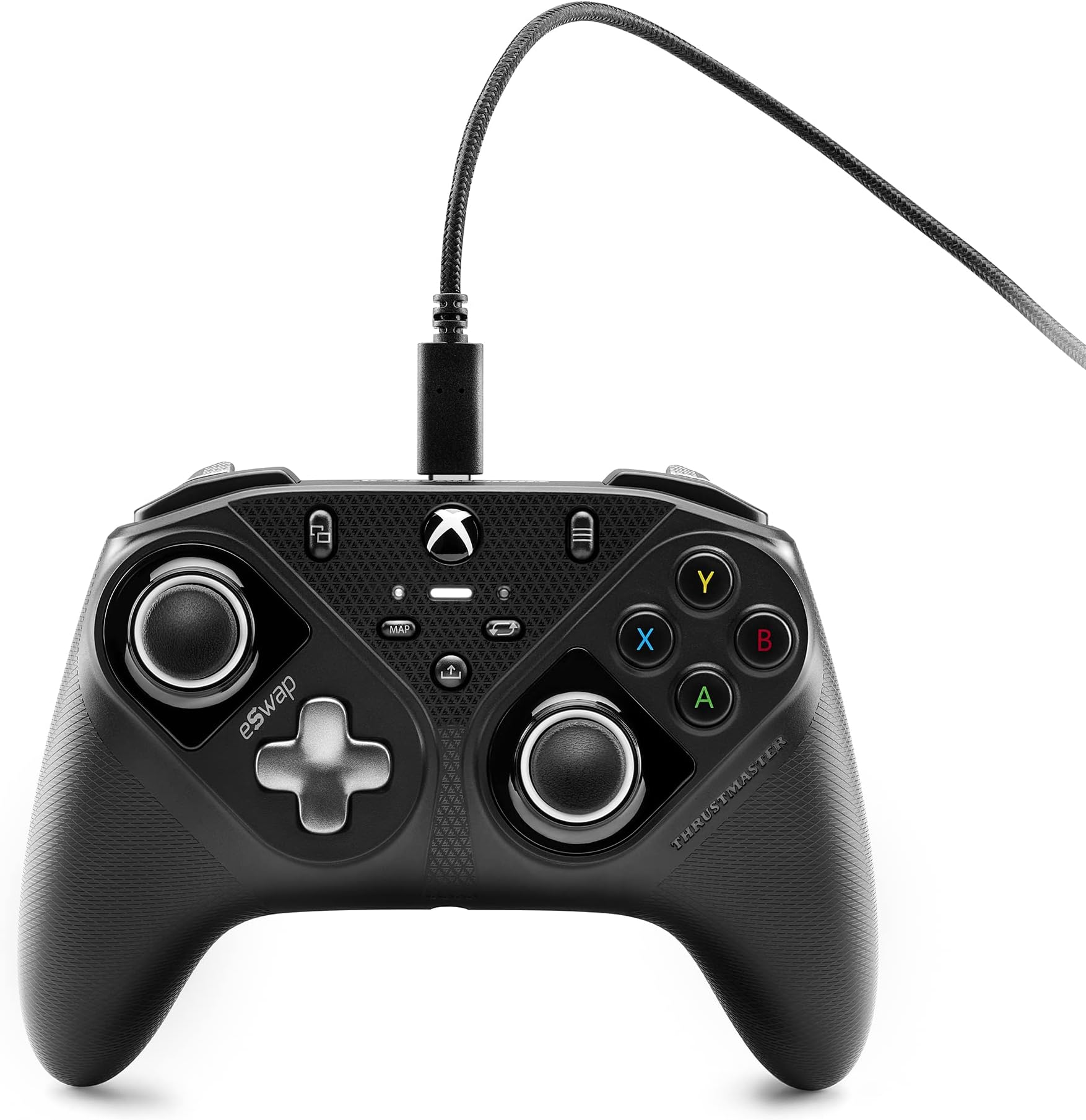 【Xbox公式ライセンス商品】Thrustmaster スラストマスター ゲームパッド eSwap S Pro Controller Xbox Series X|S Xbox One PC 対応 アクションゲーム 有線 交換可能ミニスティック タクトスイッチ 国内正規品1年間メーカー保証