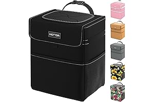 Lusso Gear Car Trash Can for Clean and Odor-Free Cars