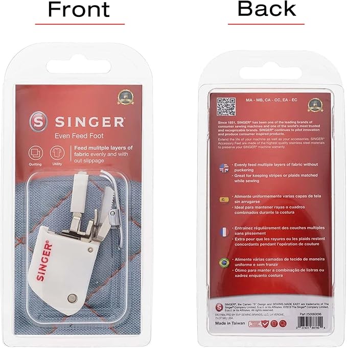 Prensatelas Caminador SINGER para Costura y Acolchado miniatura 3