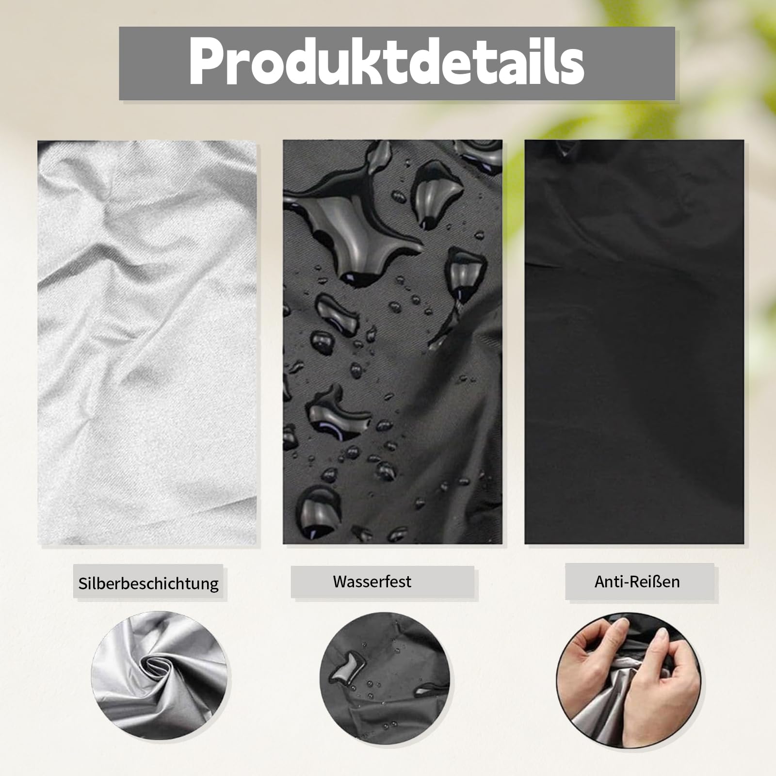 2 Stück SchutzhüLle GartenmöBel, GartenmöBel Abdeckung Wasserdicht, Stuhlabdeckung Outdoor Abdeckhauben für Gartensessel (Schwarz)