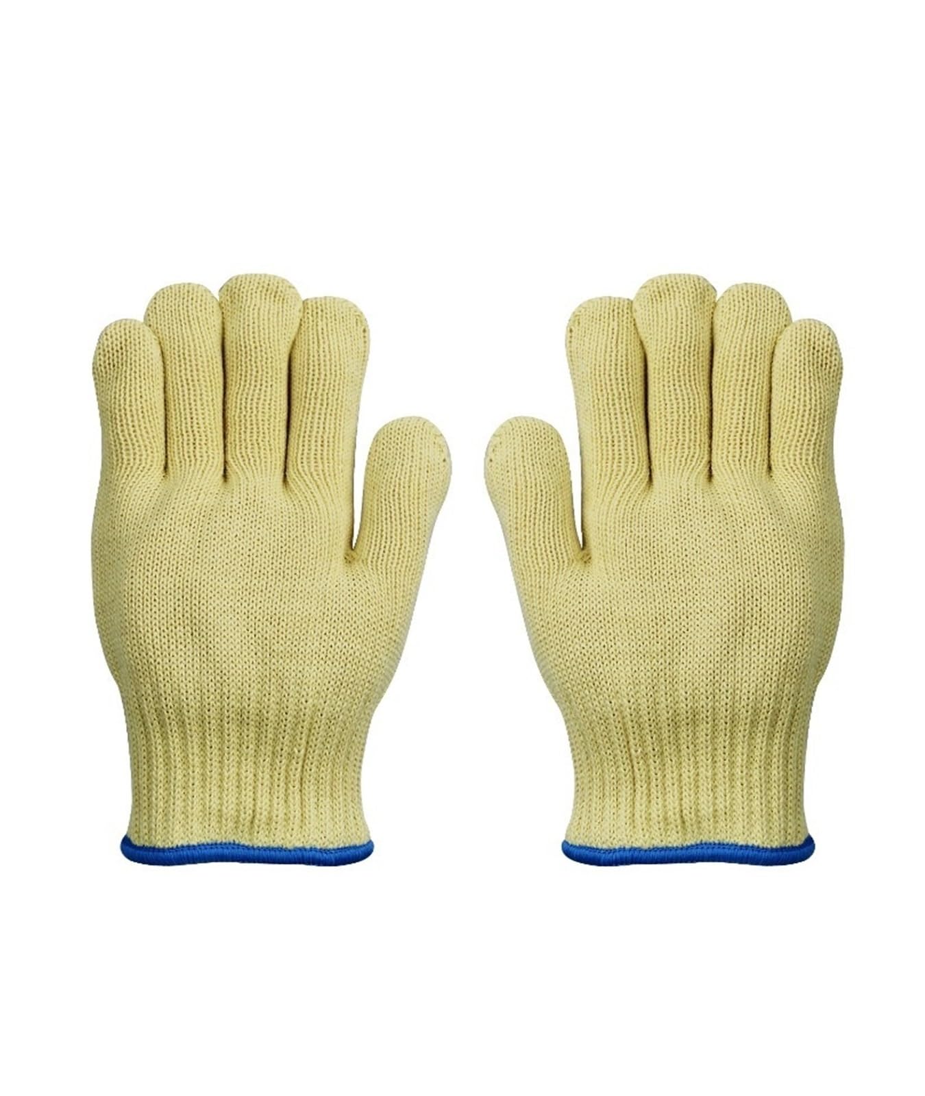 Genérico Guantes de Fibra de aramida, Resistentes a 350°C-500°C, 24 cm | Guantes tejidos de doble capa con interior de algodón para soldadura, horno, microondas y taller(36cmresistance 350)