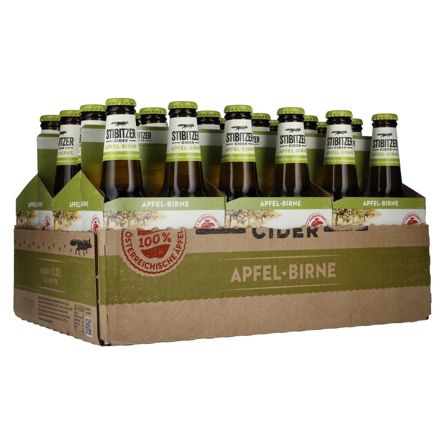 Stibitzer Apfel Birne Cider 4,5% Vol. 6x4x0,33l