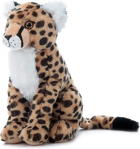 The Petting Zoo Peluche de guepardo, regalos para niños, animales salvajes del zoológico Onez, juguete de peluche de guepardo de 12 pulgadas disponible en Yaxa Guatemala