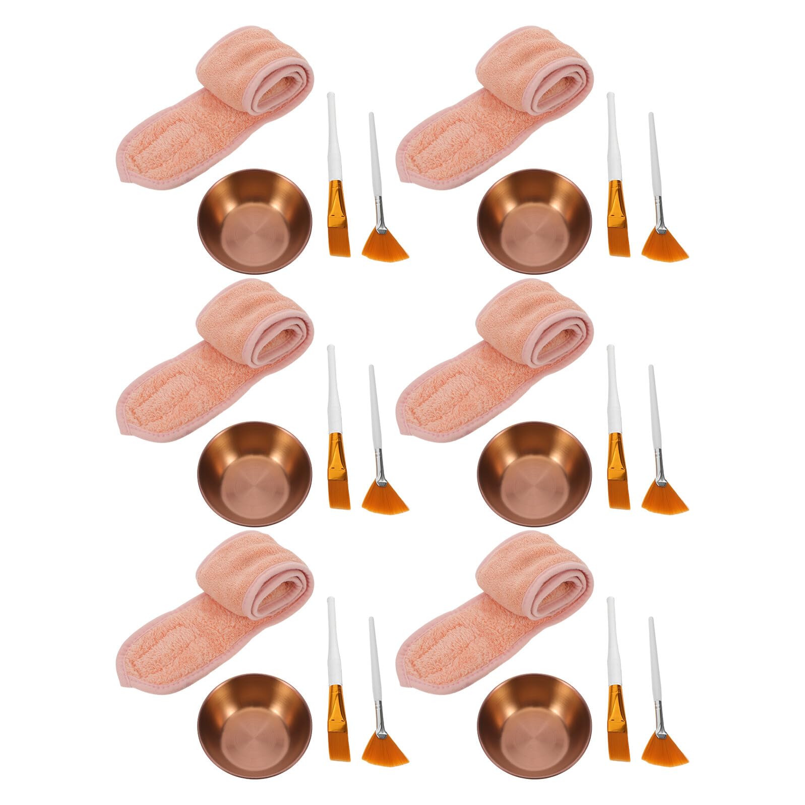 Gesichtsmaskenpinsel und Schalen Set mit Kosmetikstirnband für Hautpflege und Spa-behandlungen Inklusive Reinigungs und Desinfektionszubehör für Professionelle Anwendung