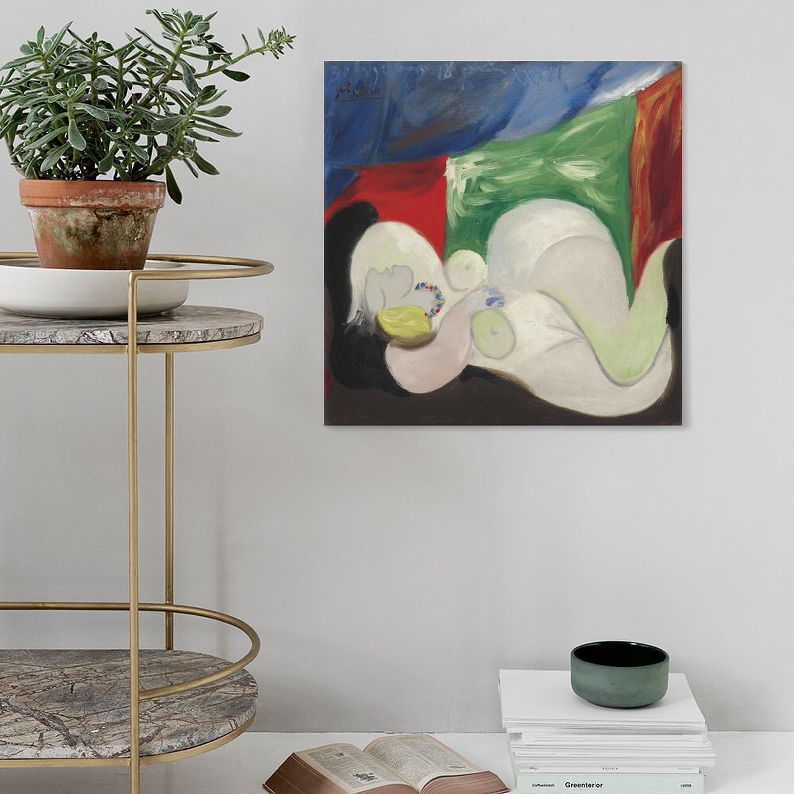 Amazon.co.jp: Pablo Picassoパブロ・ピカソ《Femme Nue Couchée Au