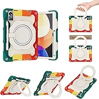 Vista 8 de Funda de silicona para tablet Xiaomi Mi Pad 5 Pro de 12.4 pulgadas, a prueba de golpes con soporte para lápices, correa para el hombro, soporte