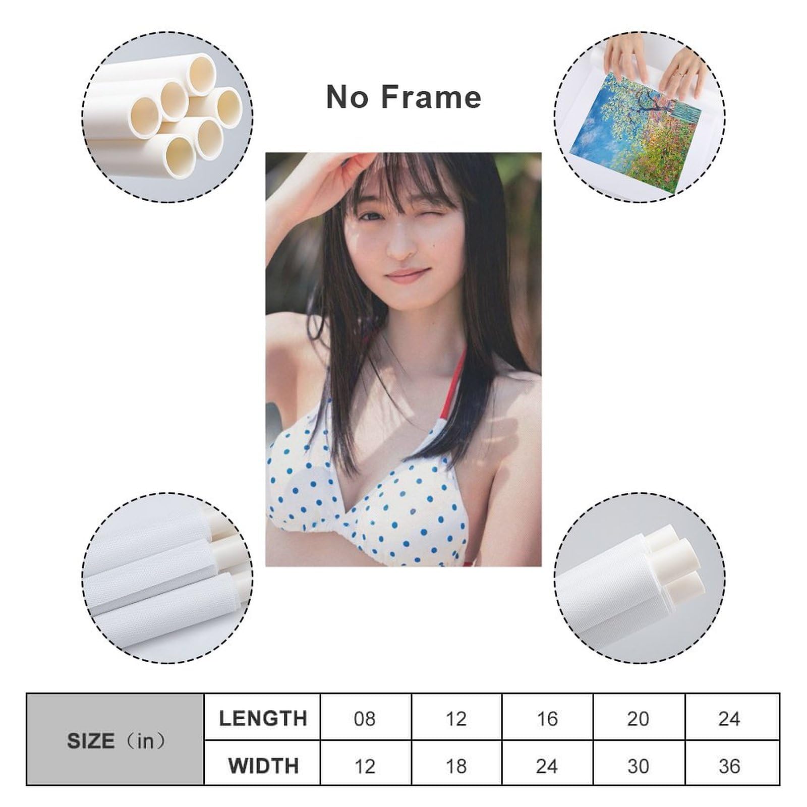 Amazon.co.jp: 遠藤さくら(乃木坂46)最新グラビア水着画像ポスター