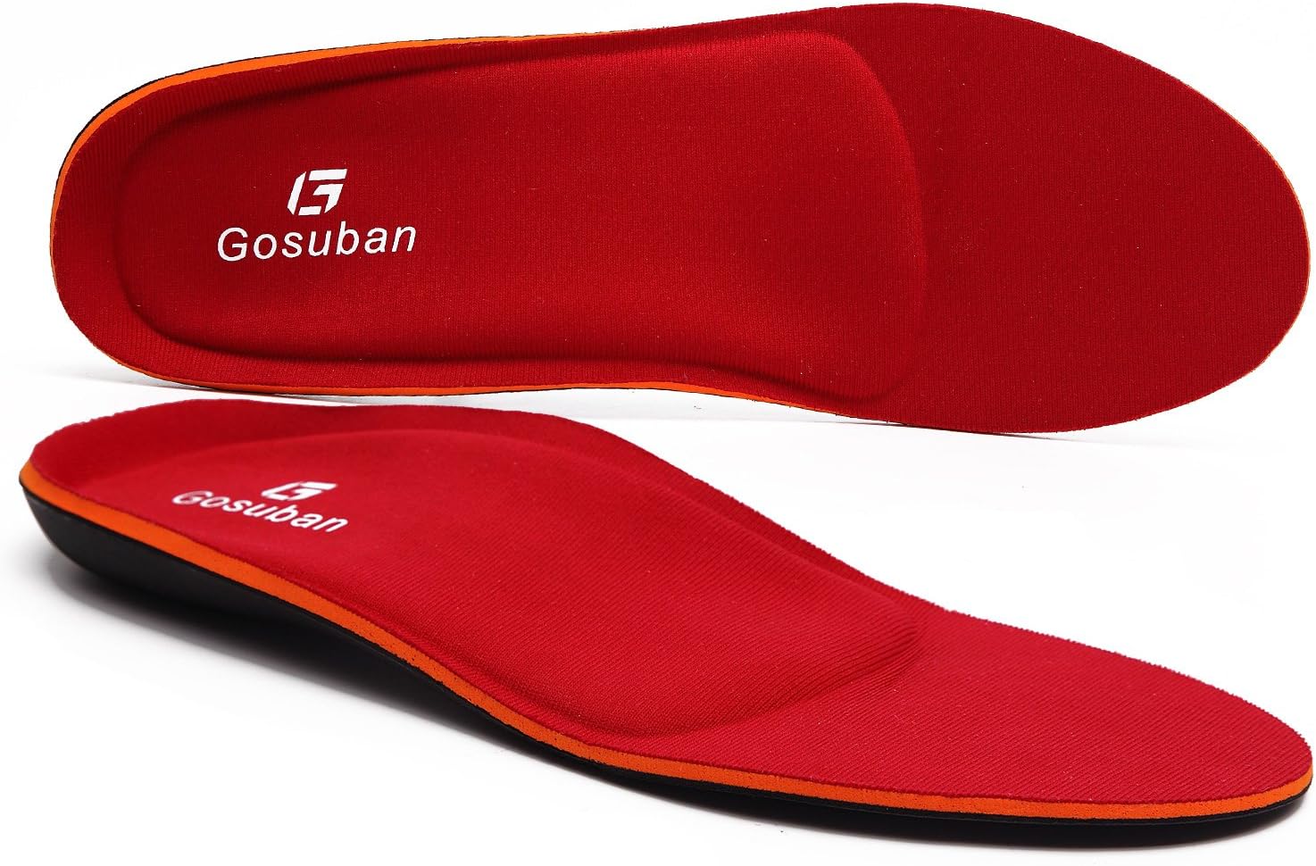 Maximum Cushion Orthotic Insoles for Flat Feet,Arch Support Shoe Inserts Against Plantar Fasciitis,Overpronation