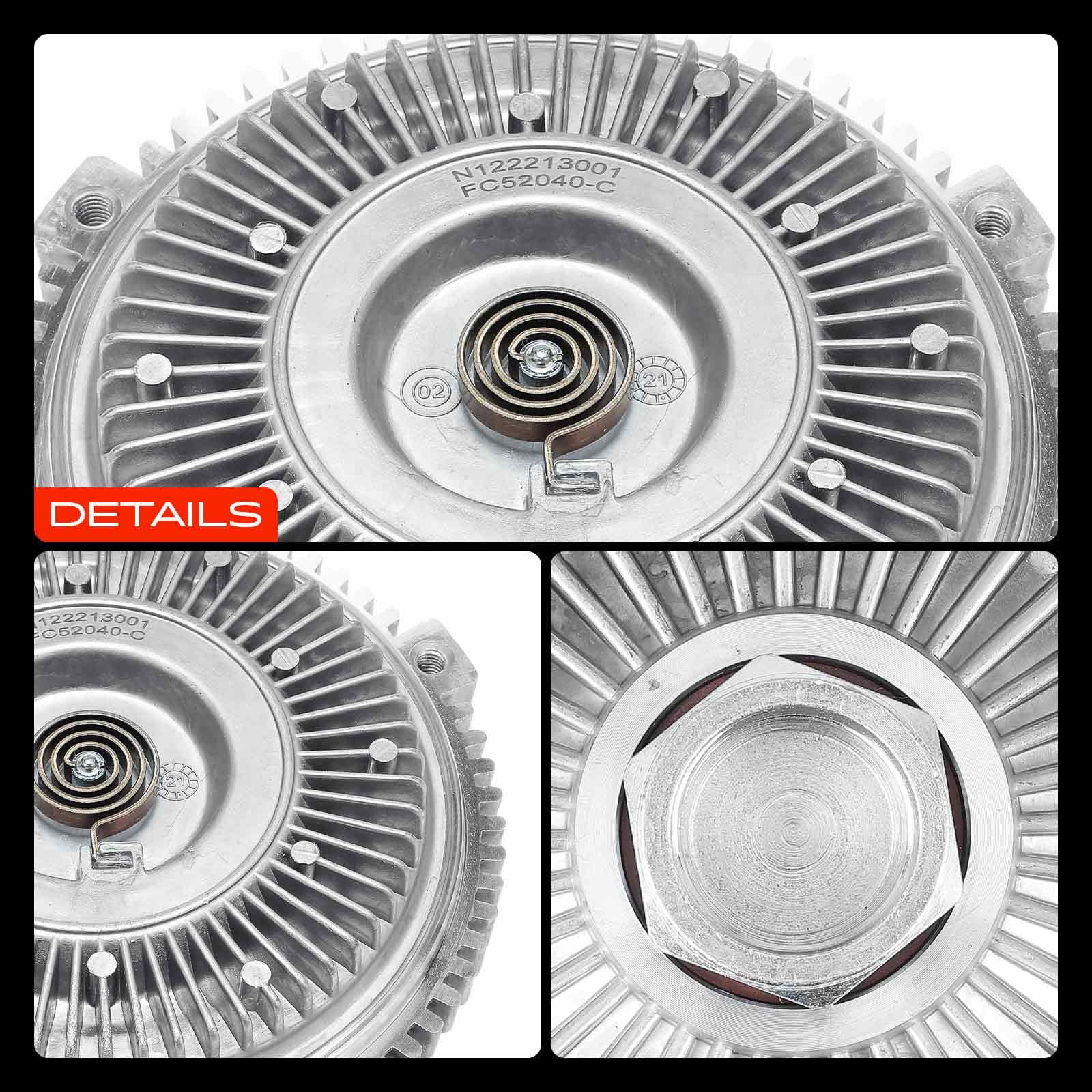 Frankberg Frizione della ventola Compatibile con Serie 7 E32 730i iL Serie 7 E32 735i iL Serie 5 E34 535i Serie 5 E34 530i Z3 Coupé E36 M Replace# 36706,FC139