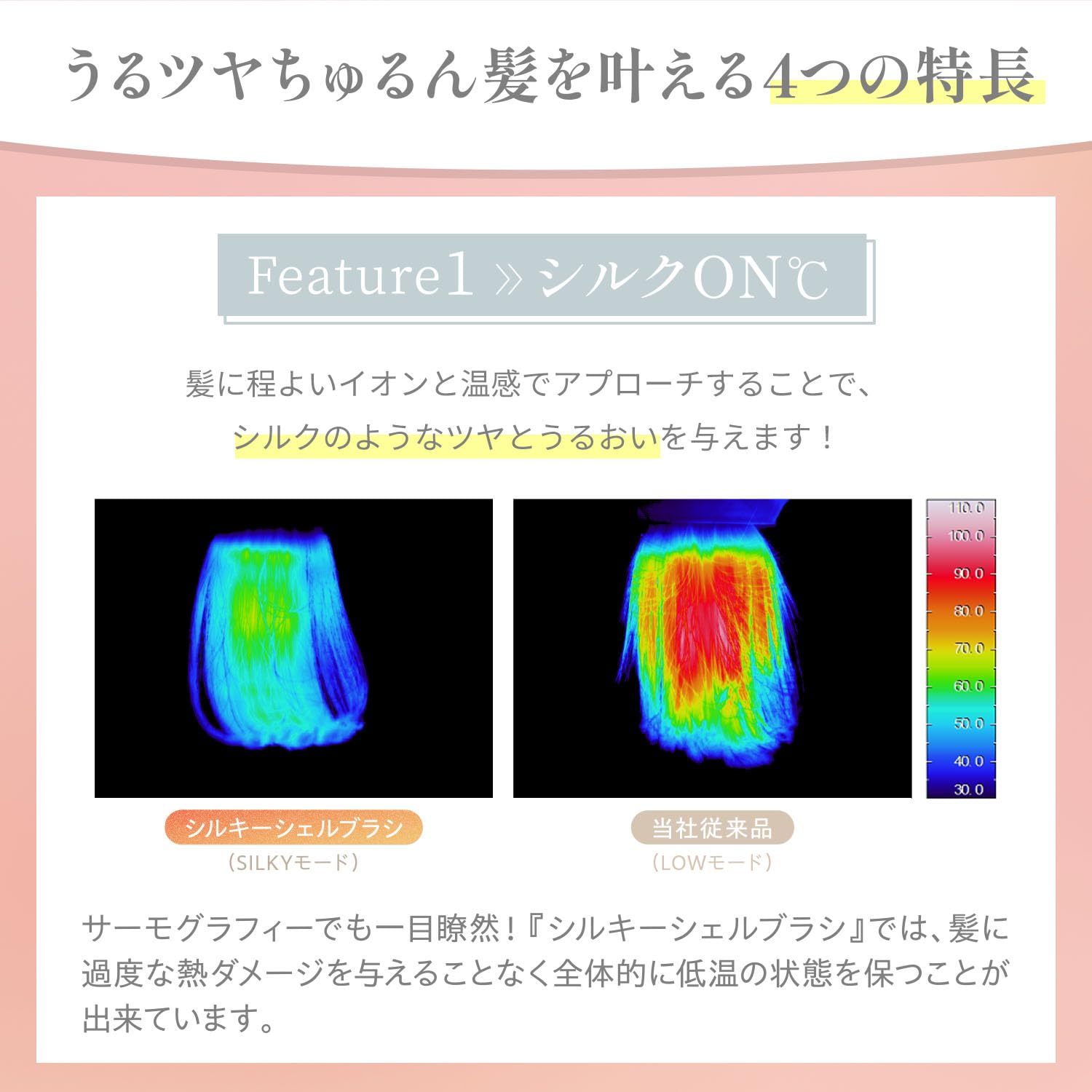 Amazon | ヤーマン ヘアブラシ ミーゼ シルキーシェルブラシ ホワイト