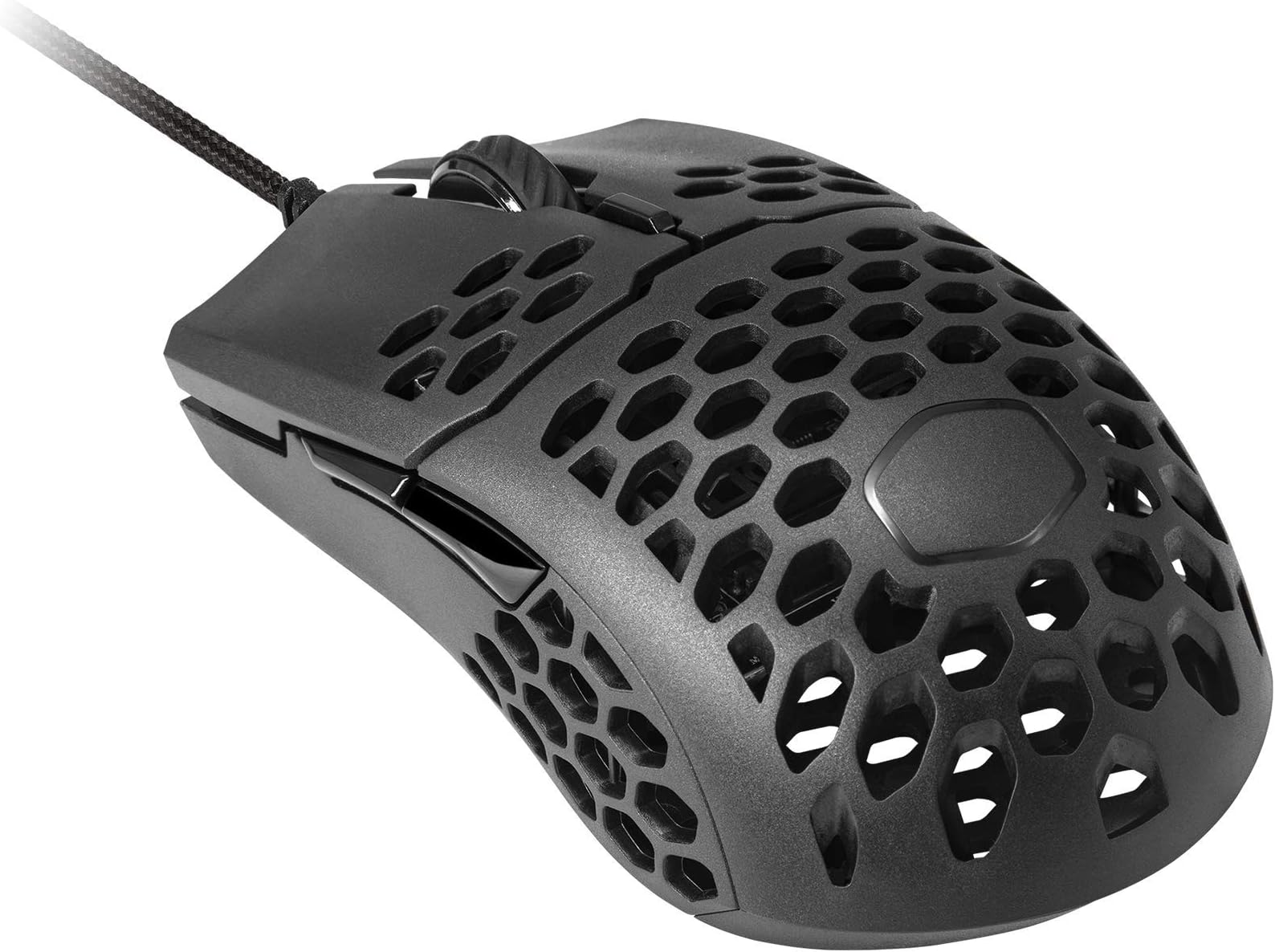 Cooler Master MM710 53G Gaming Mouse with Lightweight Honeycomb Shell, Ultralight Ultraweave Cable, Pixart 3389 16000 DPI Optical Sensor (Renewed)