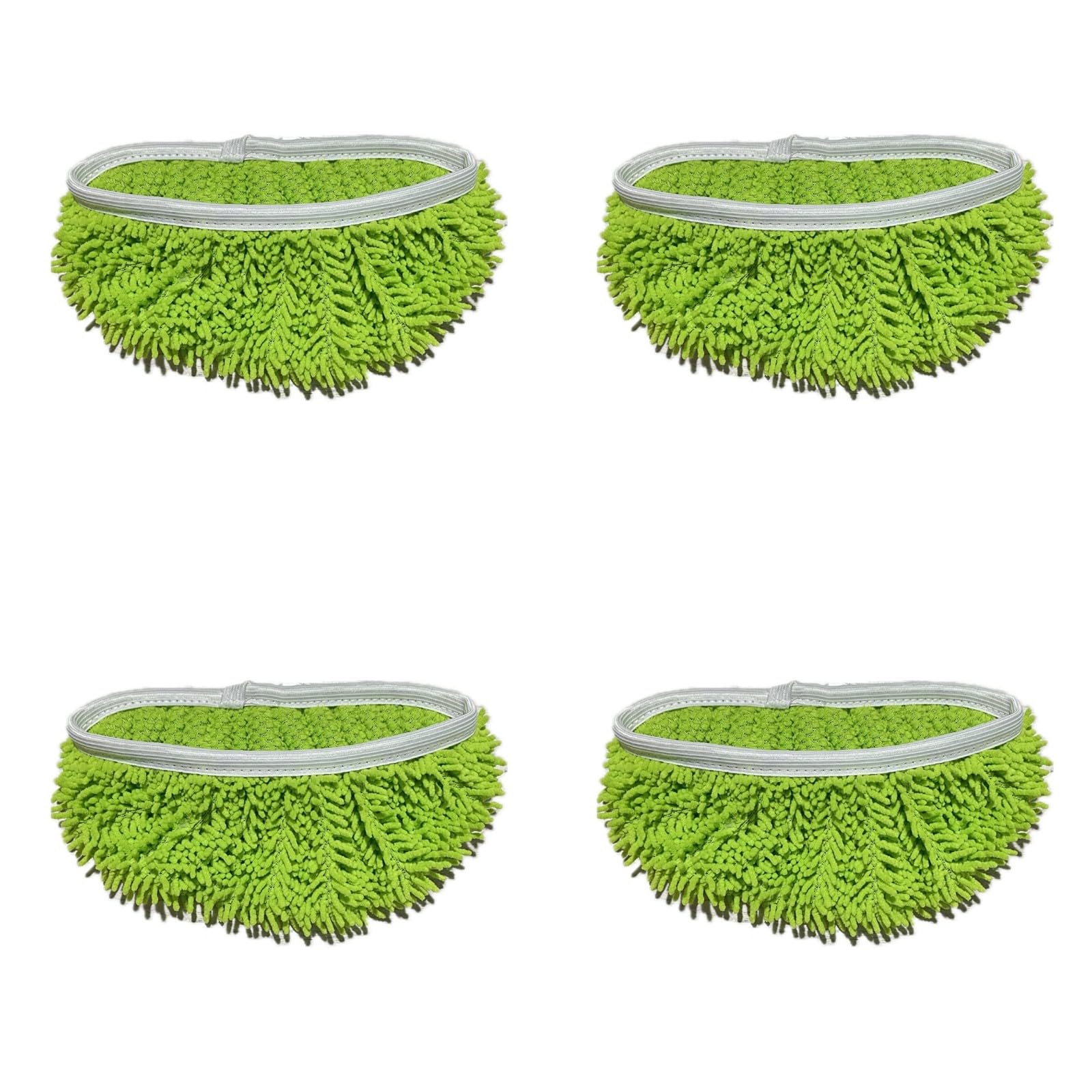 YROHGKPN MultiSurface Plush Mop Replacement Pad 4PCS Highly Absorbent and Recyclable Mop Refill Pad for Household Cleaning Mops Washable Wipe Refills