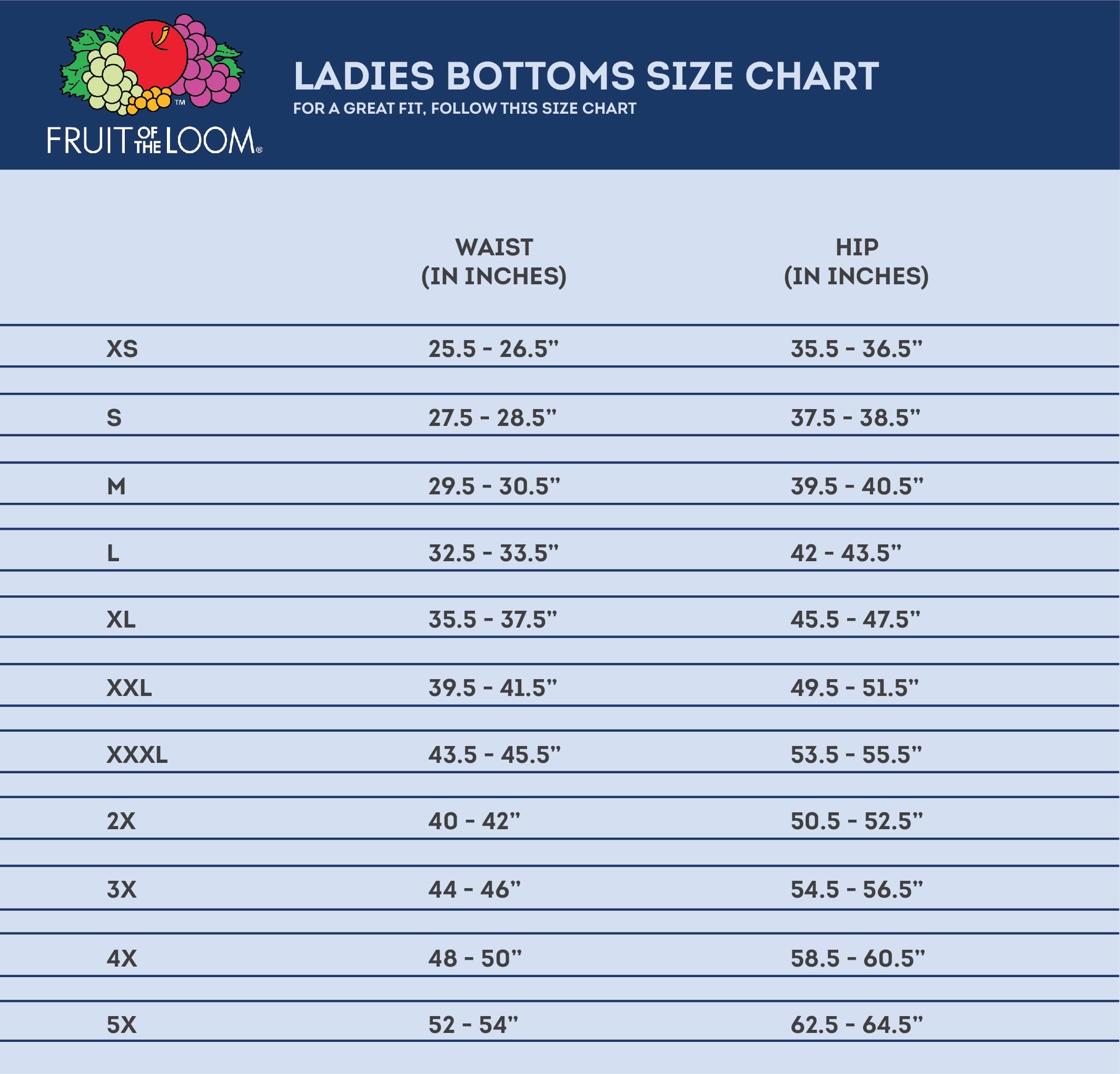 Fruit of the Loom - Micro Waffle Thermal Bottom, Pantalone del Pigiama Donna